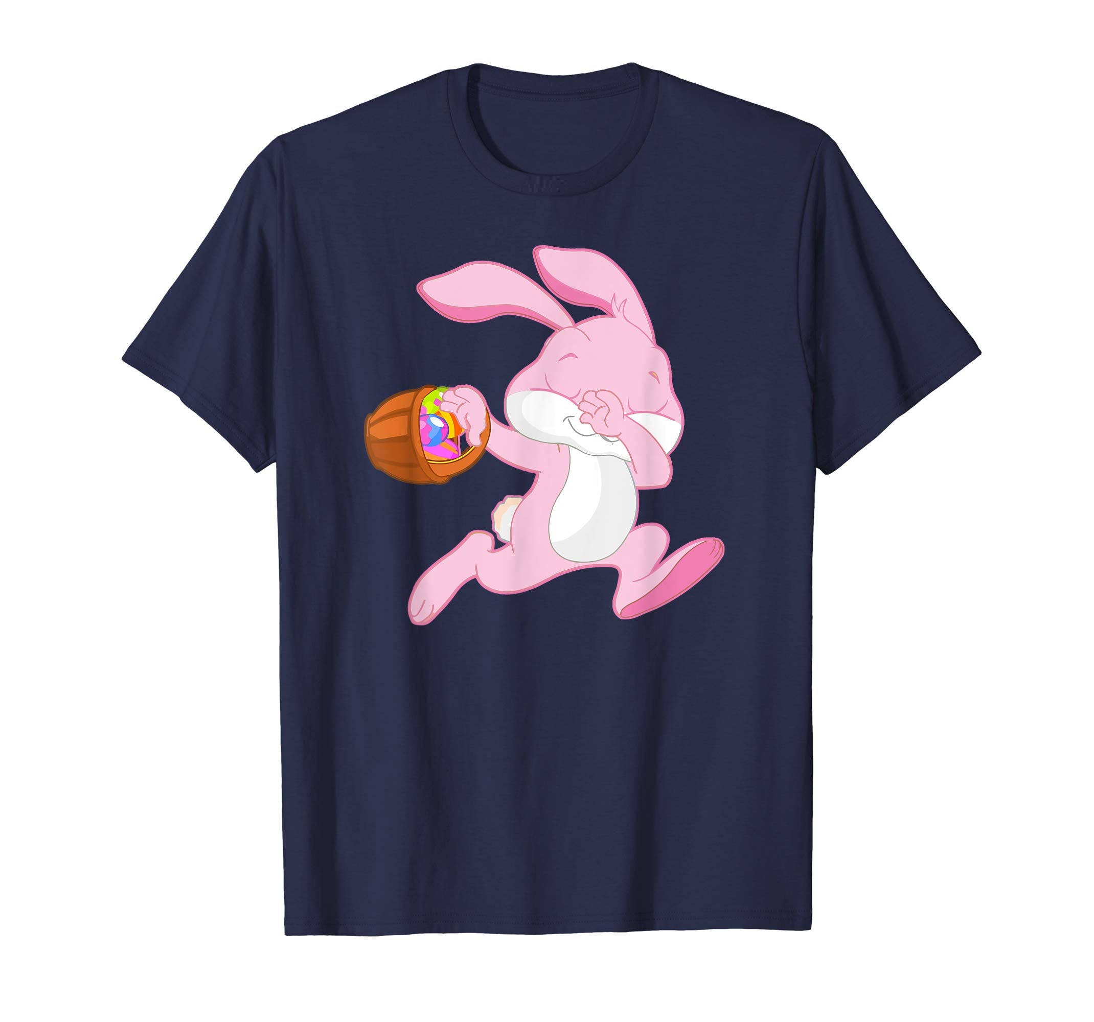 Easter Pink Rabbit Shirt, Cute Running Bunny Tee Gift