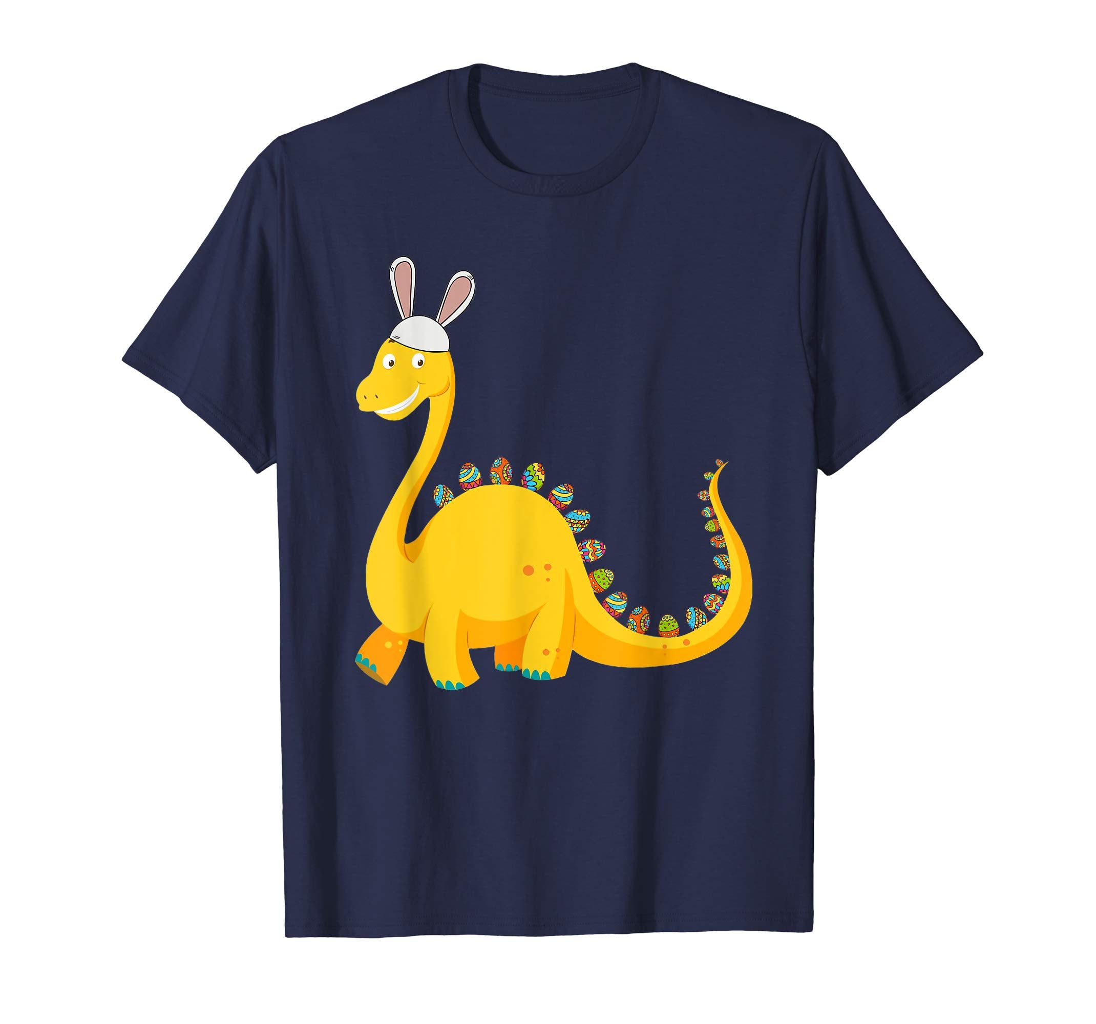 Funny Dinosaur With Bunny Rabbit Ears Easter T-Shirt
