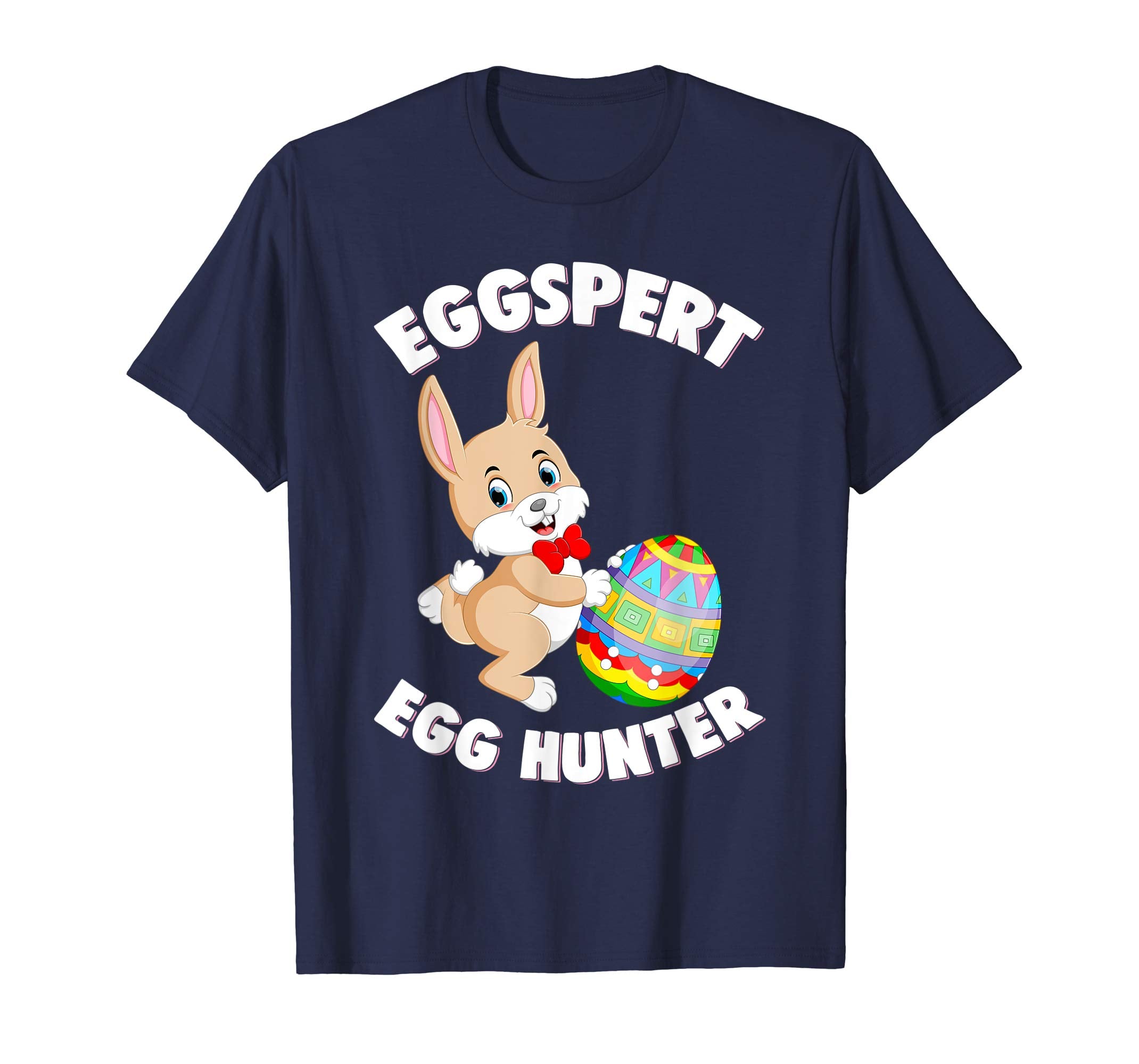Eggspert Egg Hunter Happy Easter Kids Boys Girls T Shirt