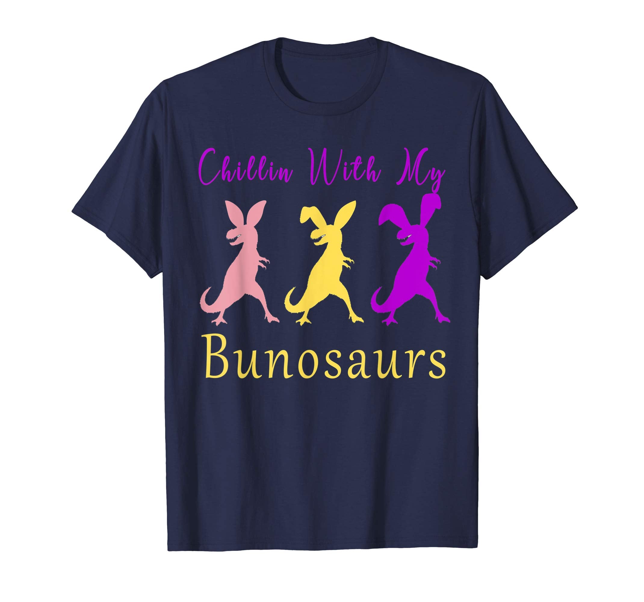 Funny Easter Chillin With My Bunosaurs Mother &amp; Father Shirt