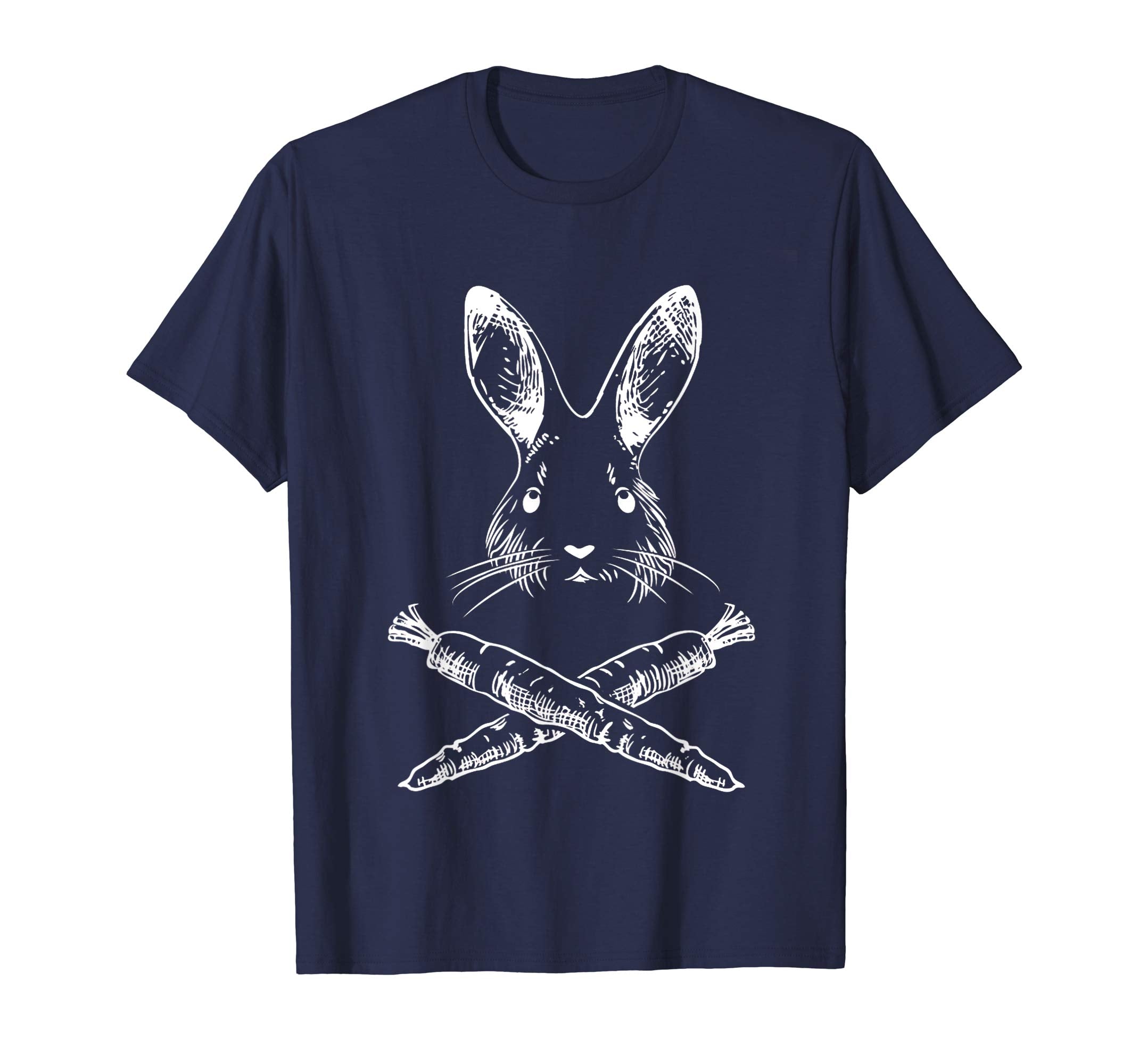 Crazy Dog T-Shirts Jolly Roger Easter T Shirt Funny Bunny Sk