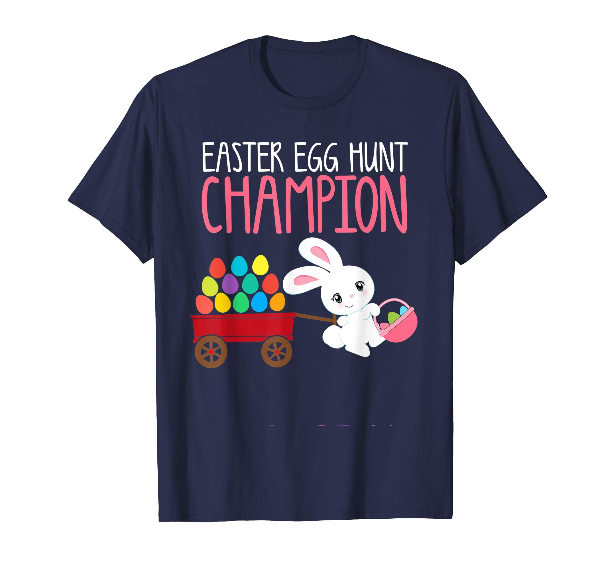 Easter Bunny Shirt Girl Kid Toddler EASTER EGG HUNT CHAMPION