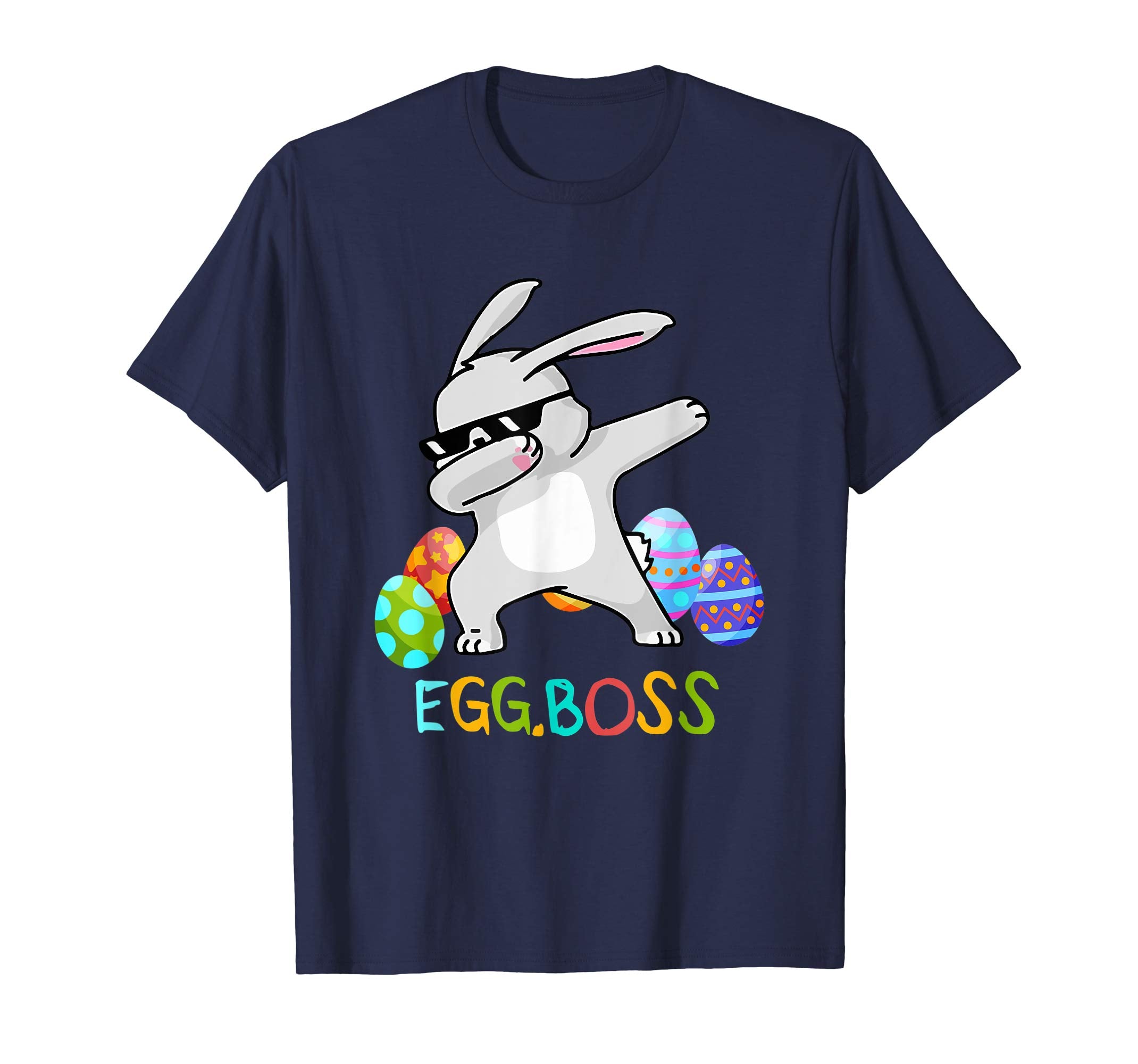 Dabbing Egg Boss Easter Bunny T Shirt Easter Shirt