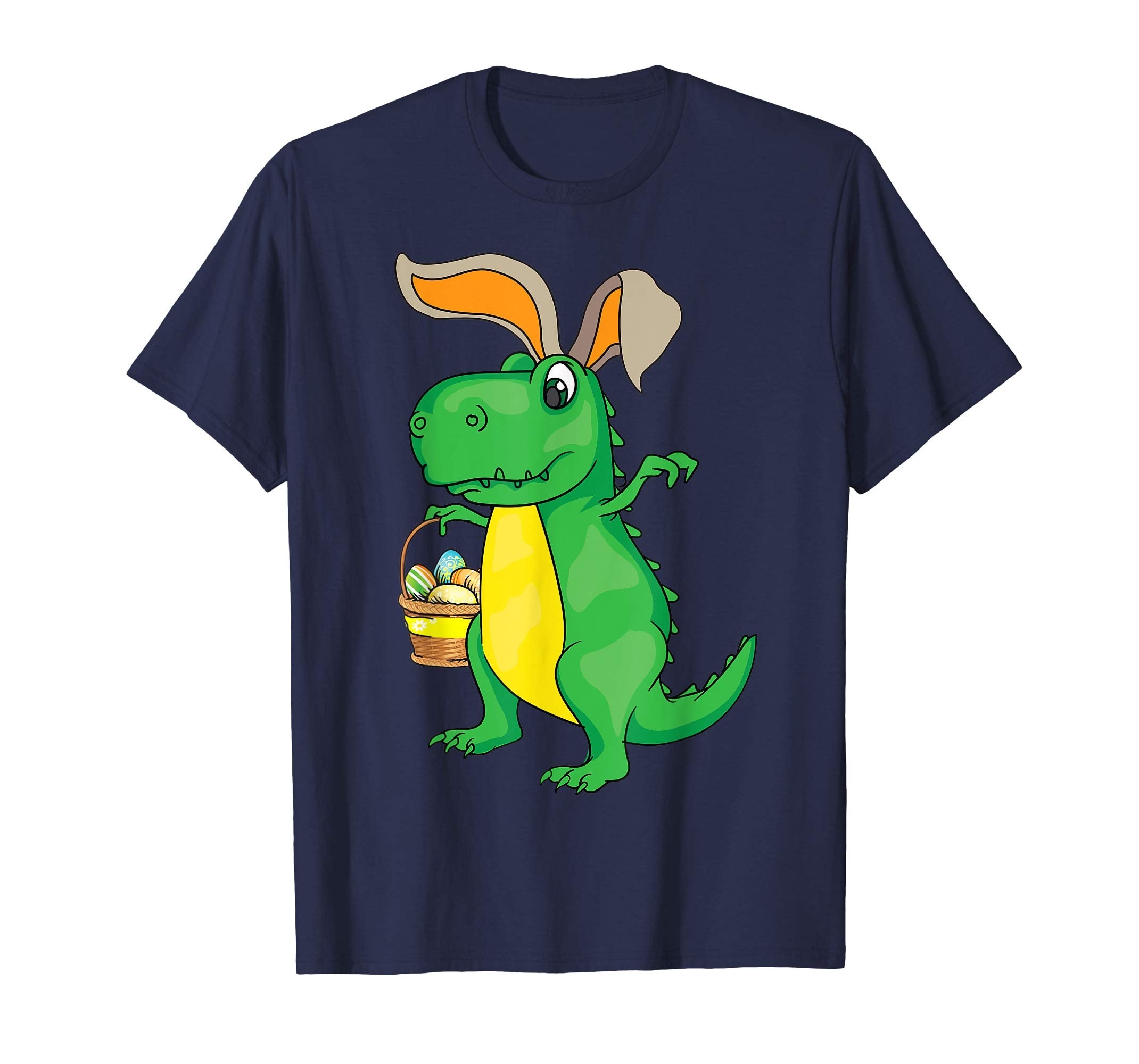 Tyrannosaurus Dinosaur Easter Eggs Bunny Tee For Cool Family