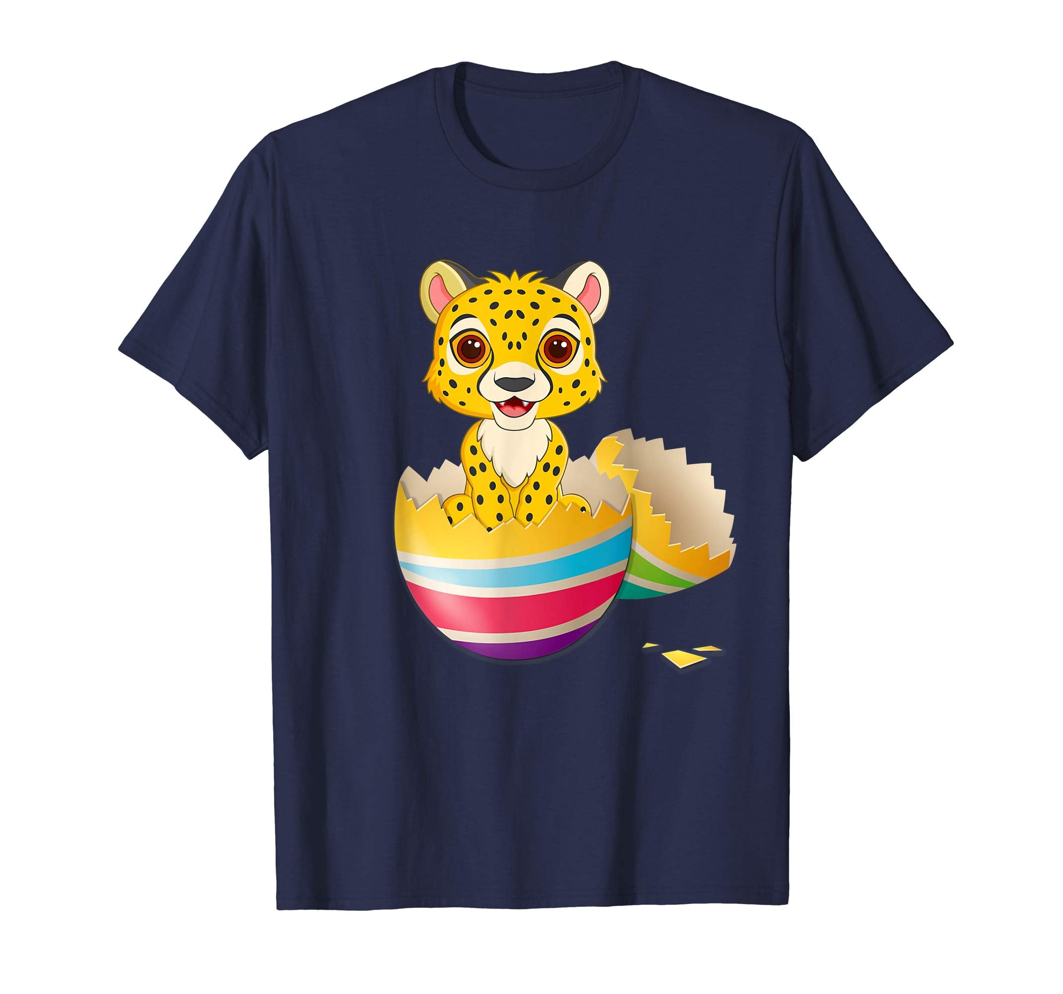 Baby Cheetah Hatching From Easter Egg Easter Day Shirt