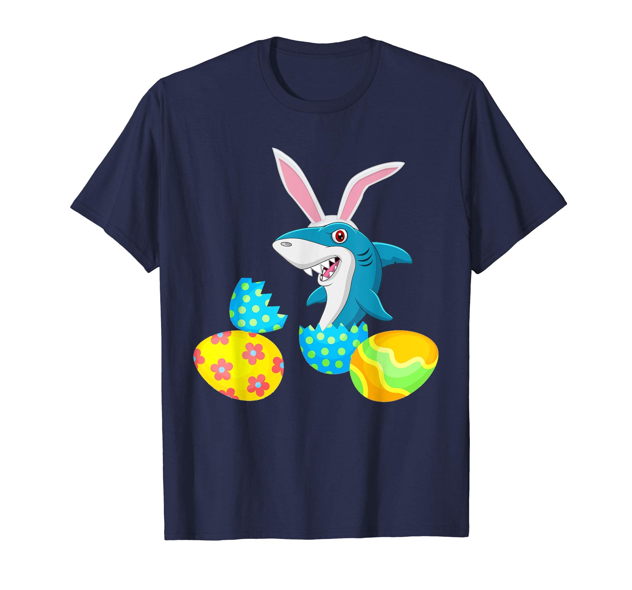 Easter Shirts For Kids Boys Girls Shark Shirt Easter Eggs