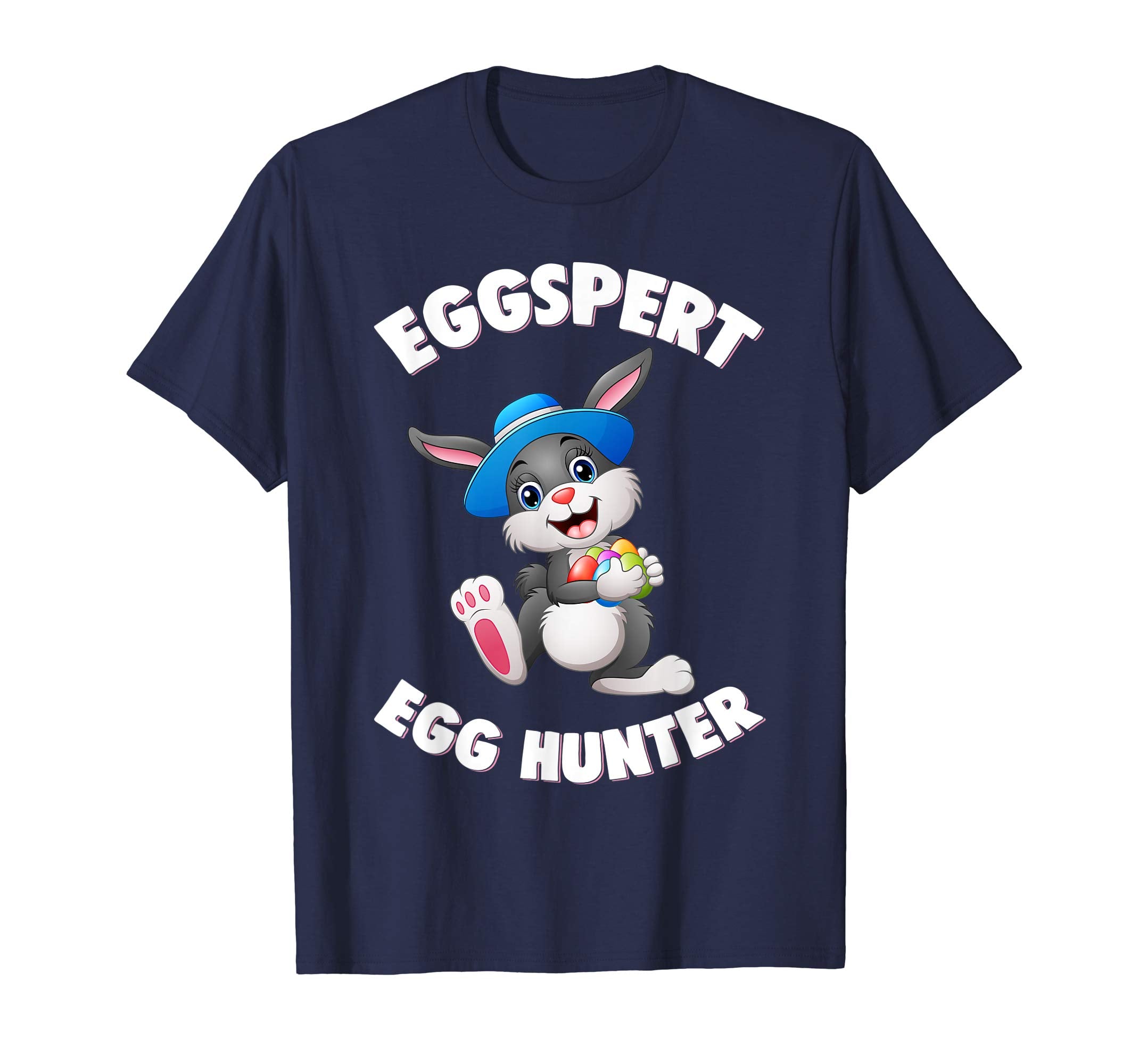 Eggspert Egg Hunter Happy Easter Kids Boys Girls T Shirt