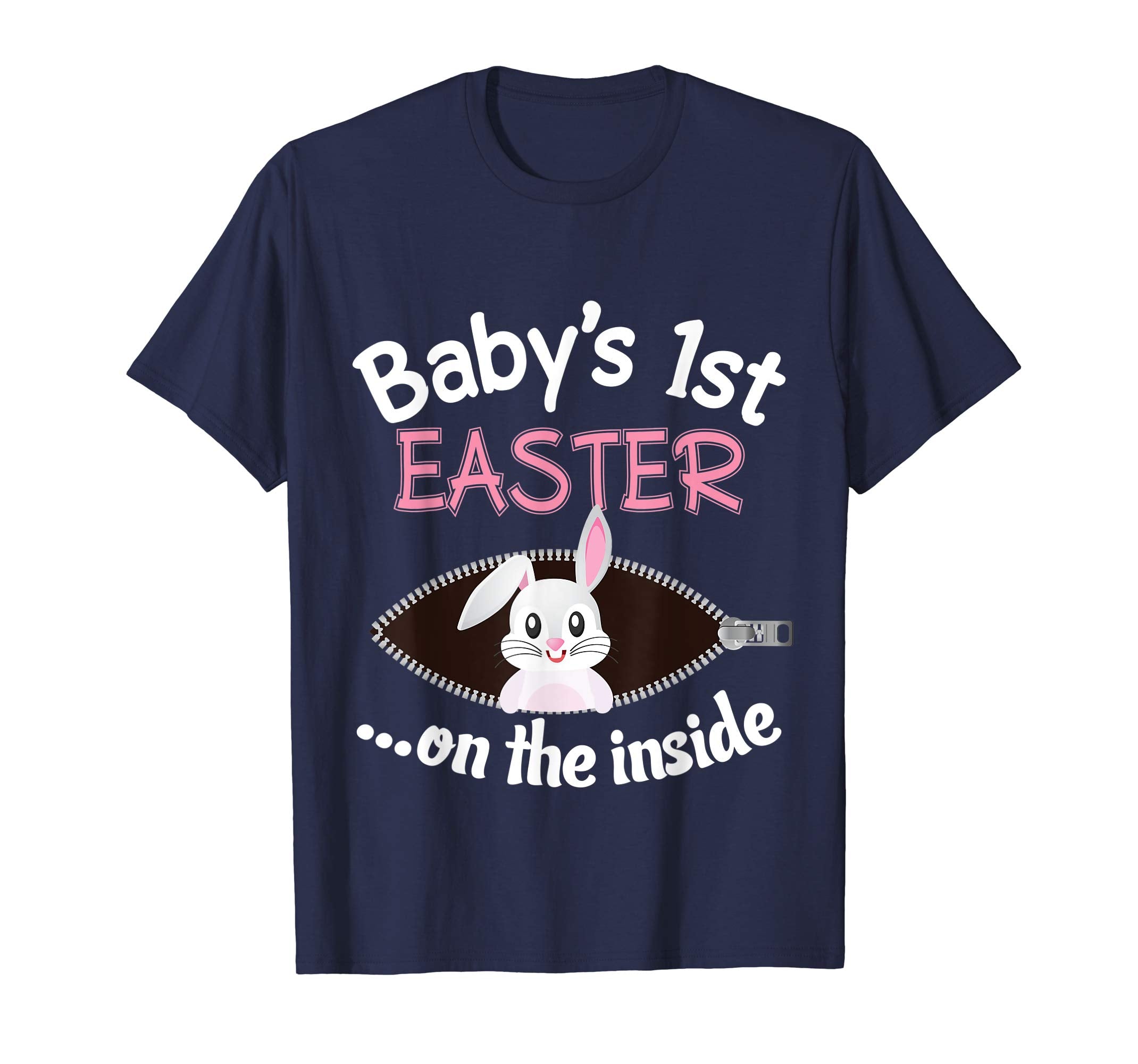 Baby 1st Easter On The Inside T-Shirt Pregnancy Announcement