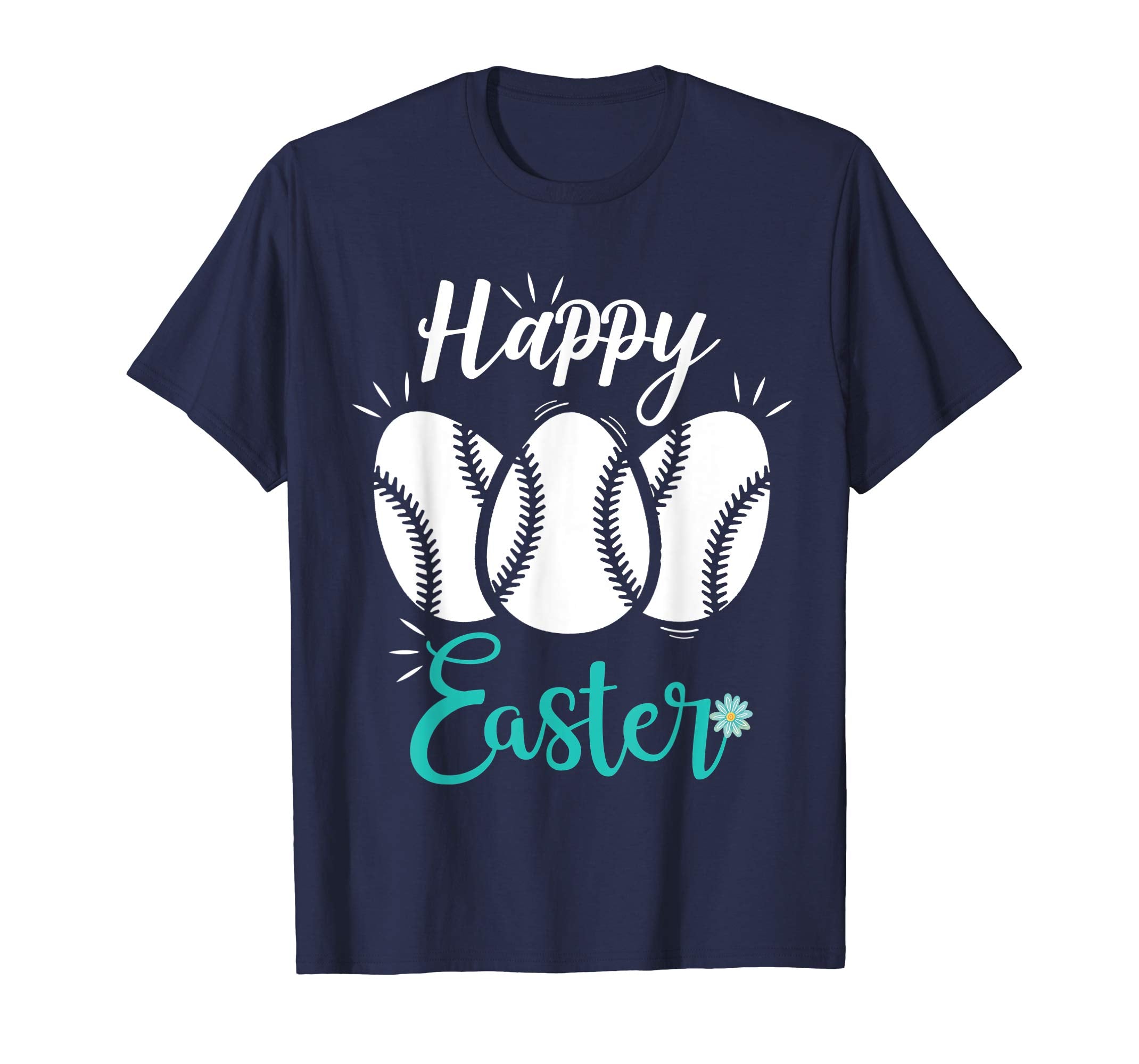Easter baseball eggs Funny T-shirt for boy girl men women