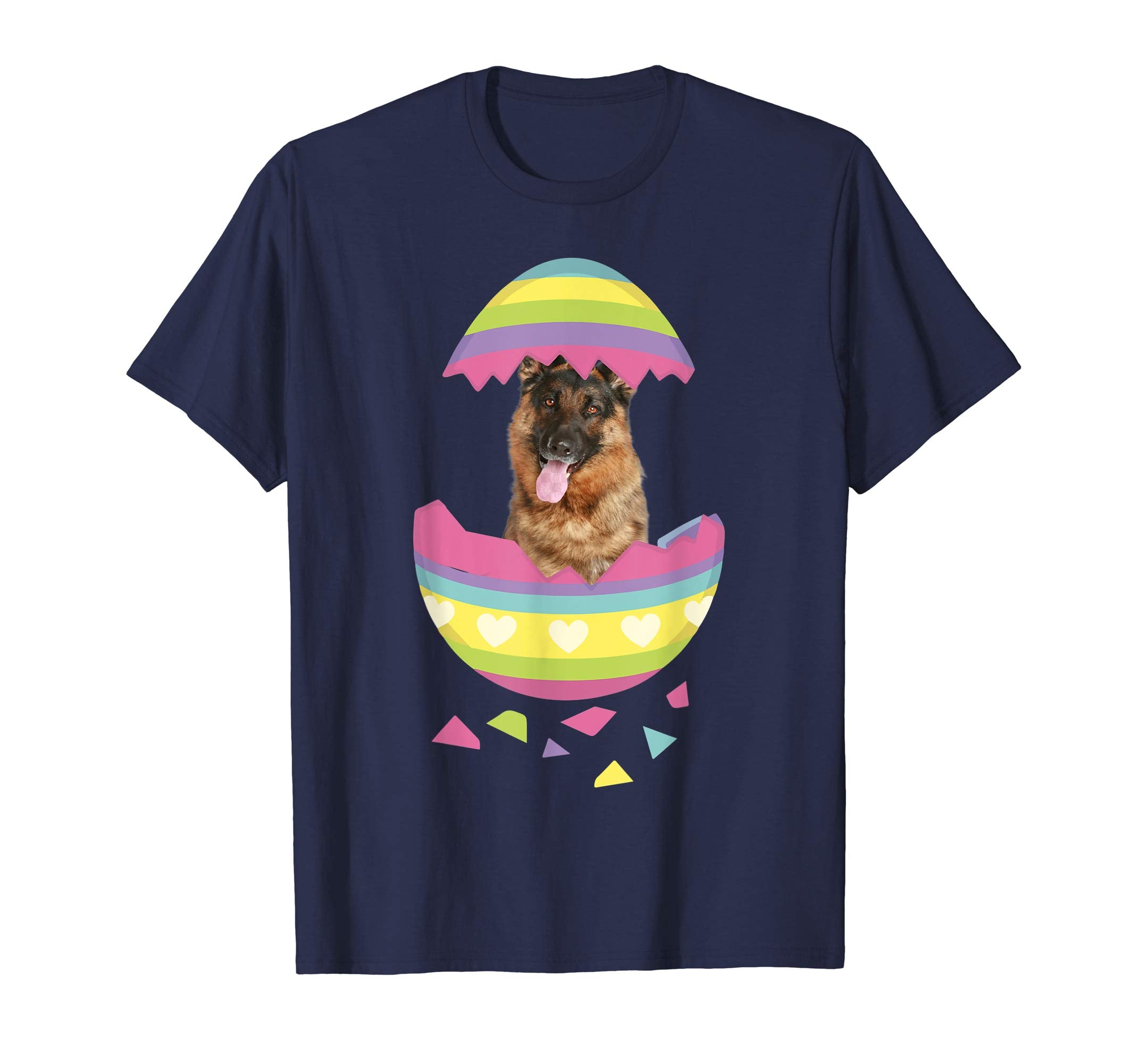 German Shepherd Easter Egg T-Shirt Dog Lover