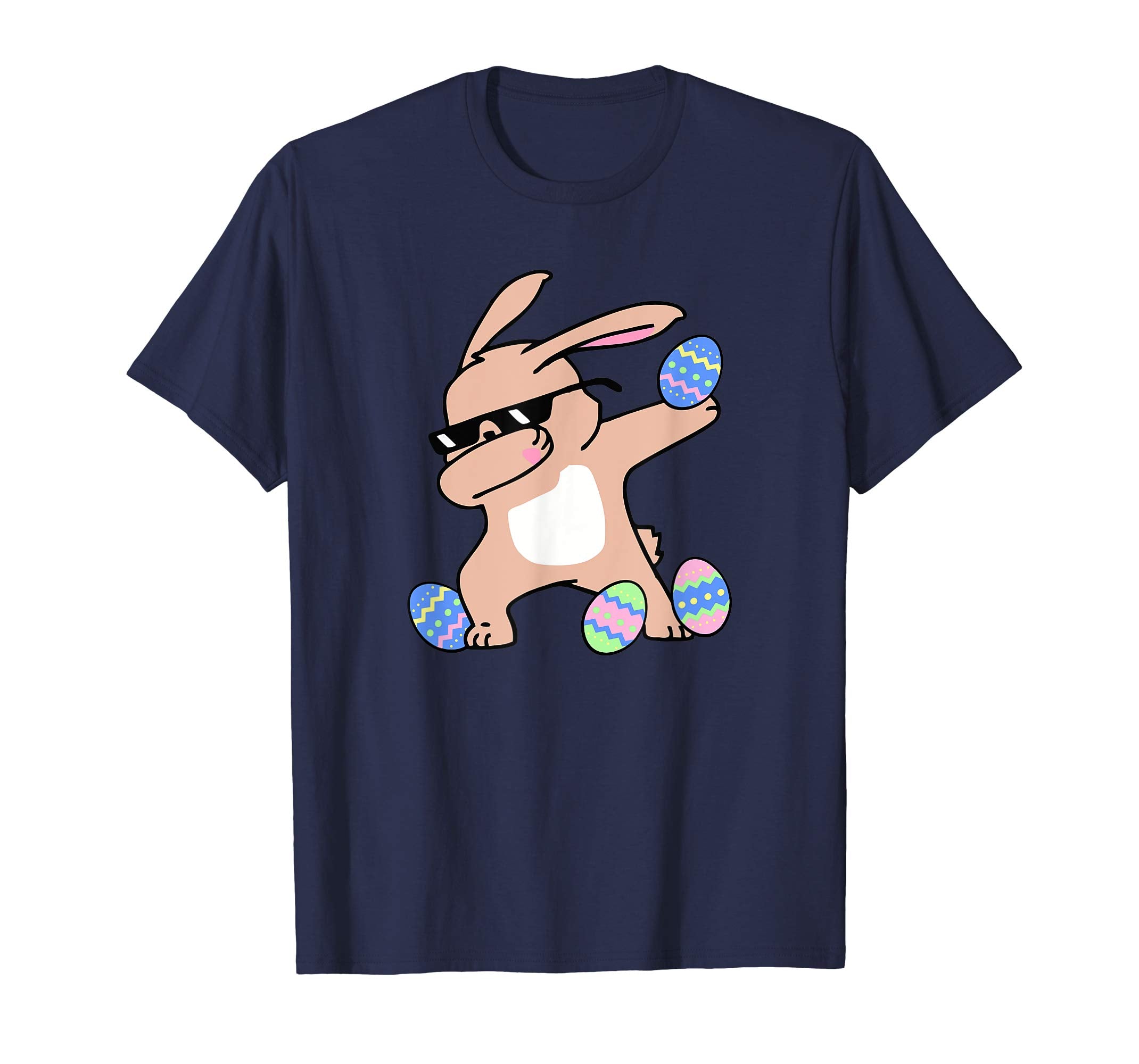 Dabbing Easter Bunny Easter Eggs Funny for Men Women T shirt