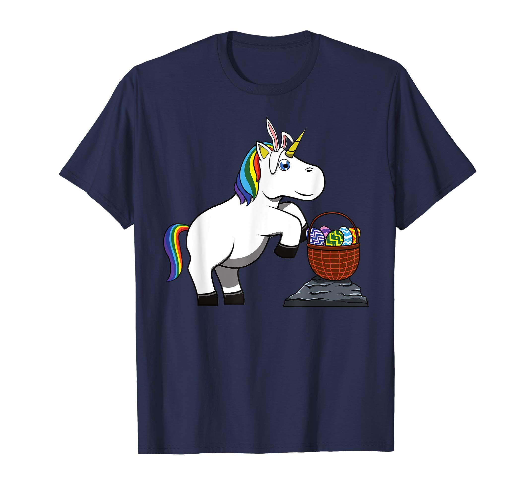 Easter Unicorn T-Shirt Girls Bunnicorn Rabbitcorn Gift
