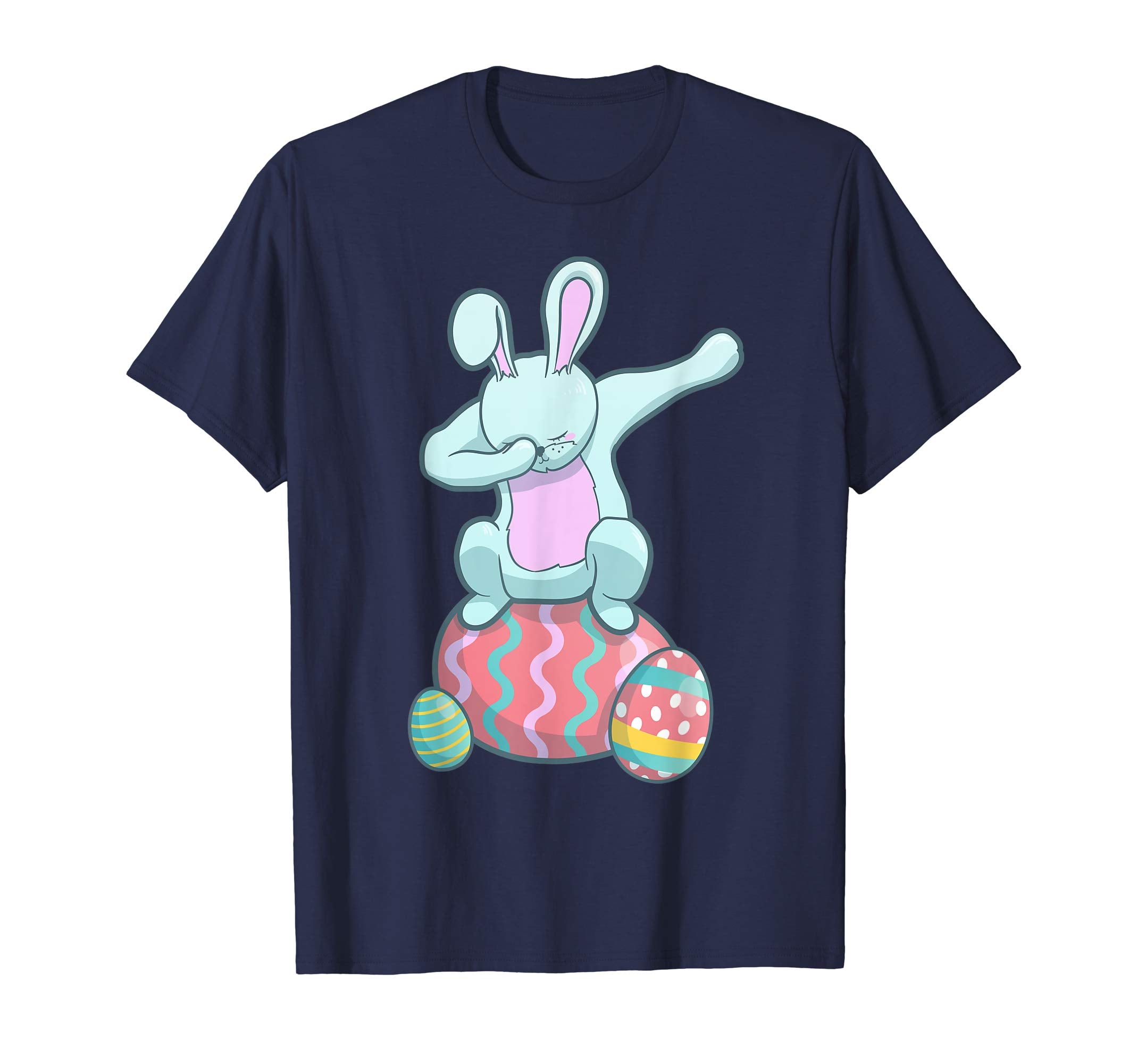 Dabbing Easter Bunny Eggs Gift T Shirt boys girls kids