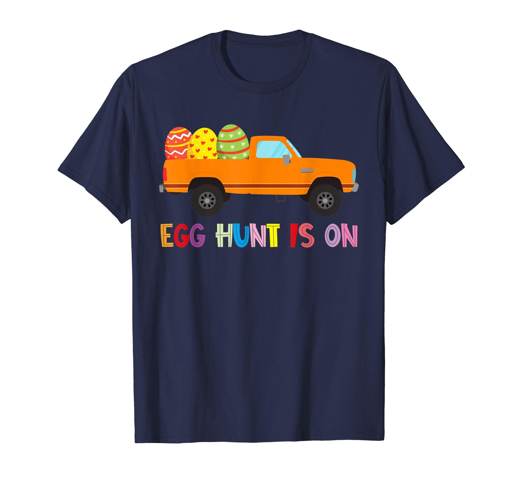 Happy Easter Truck Egg Hunt Is On Kids Boys Girls Shirt Gift