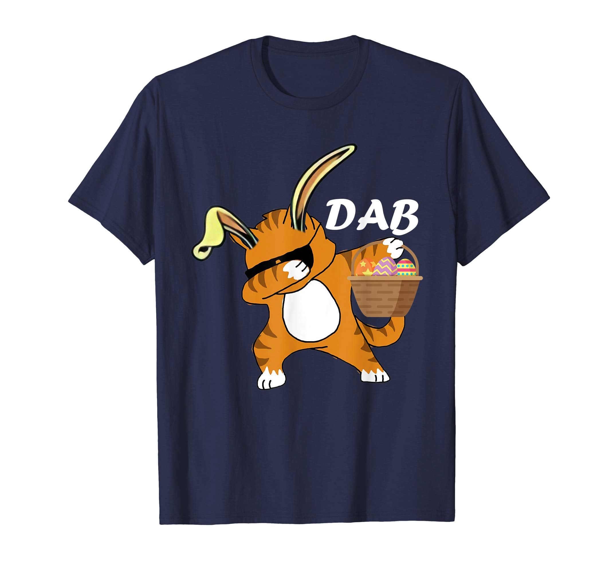 cat dabbing egg easter day shirt