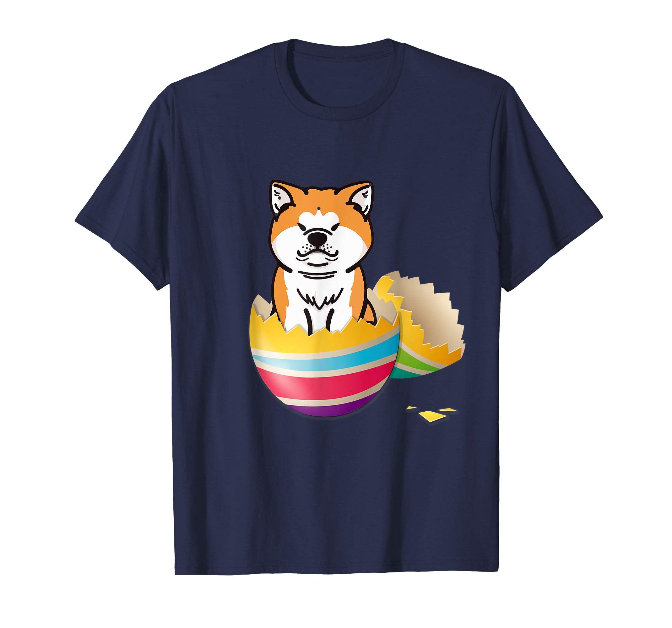 Akita Hatching From Easter Egg Easter Day Shirt