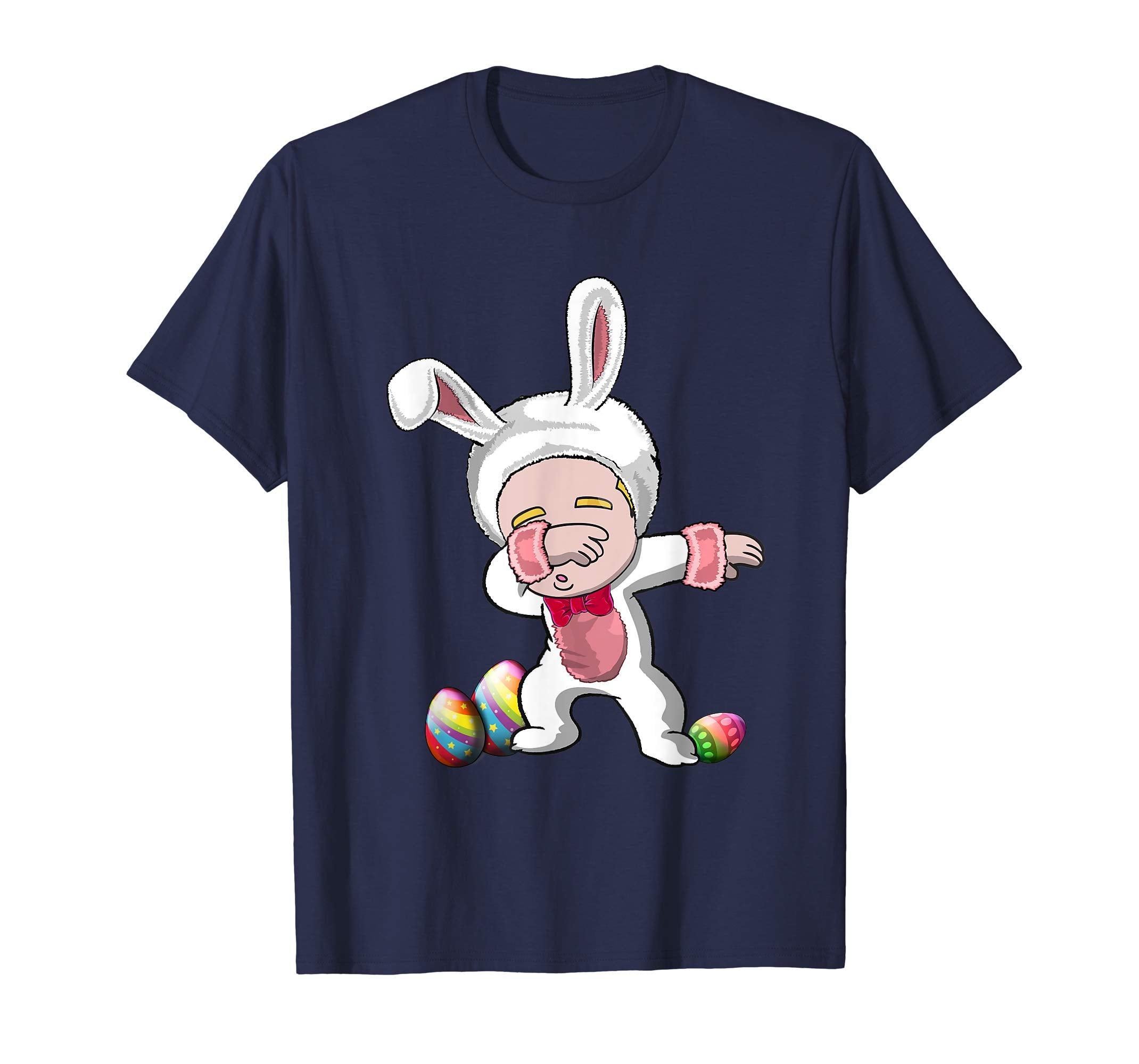 Easter Bunny Kid Dabbing Shirt Funny Easter Gift Boys Girls