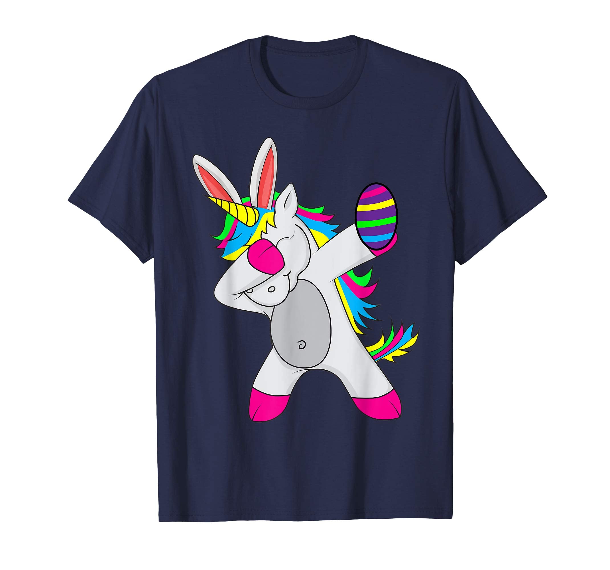 Funny Dainty Dabbing Easter Unicorn Bunny Shirt Gift