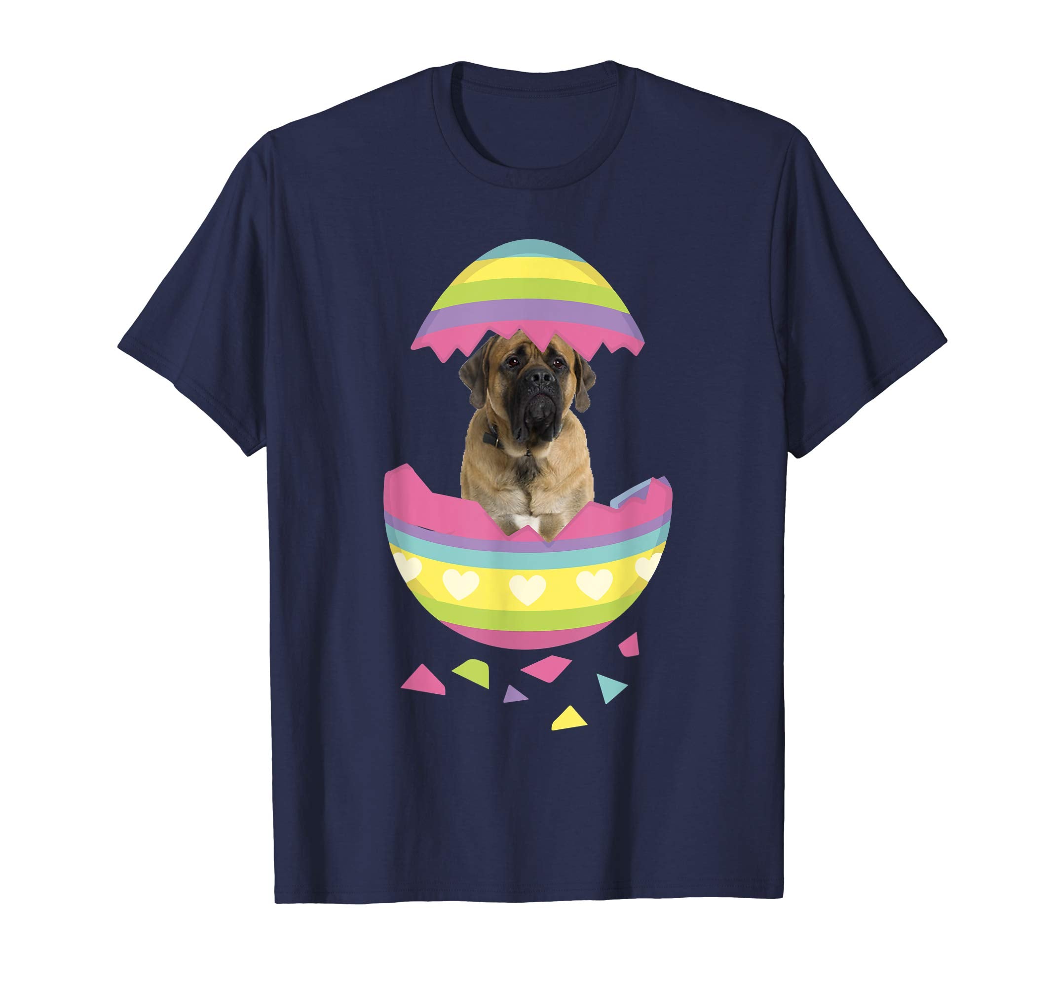 Mastiff Easter Egg T-Shirt Dog Lover