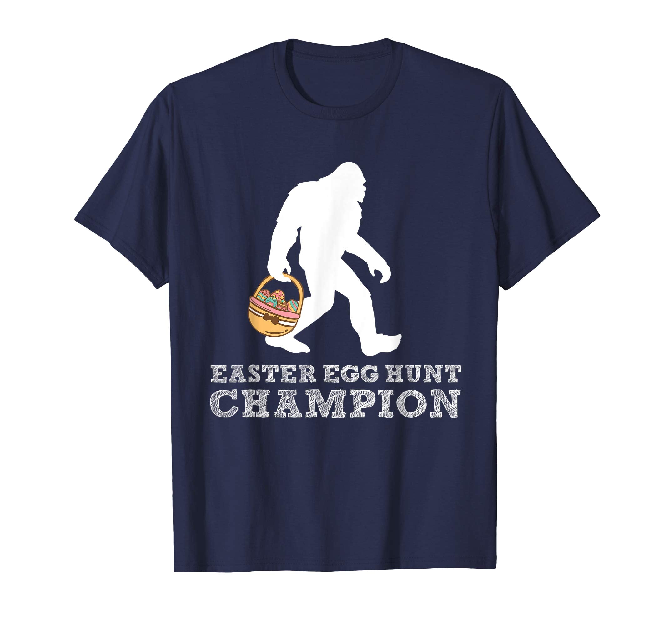 Bigfoot Easter Egg Hunt Champion funny T-Shirt