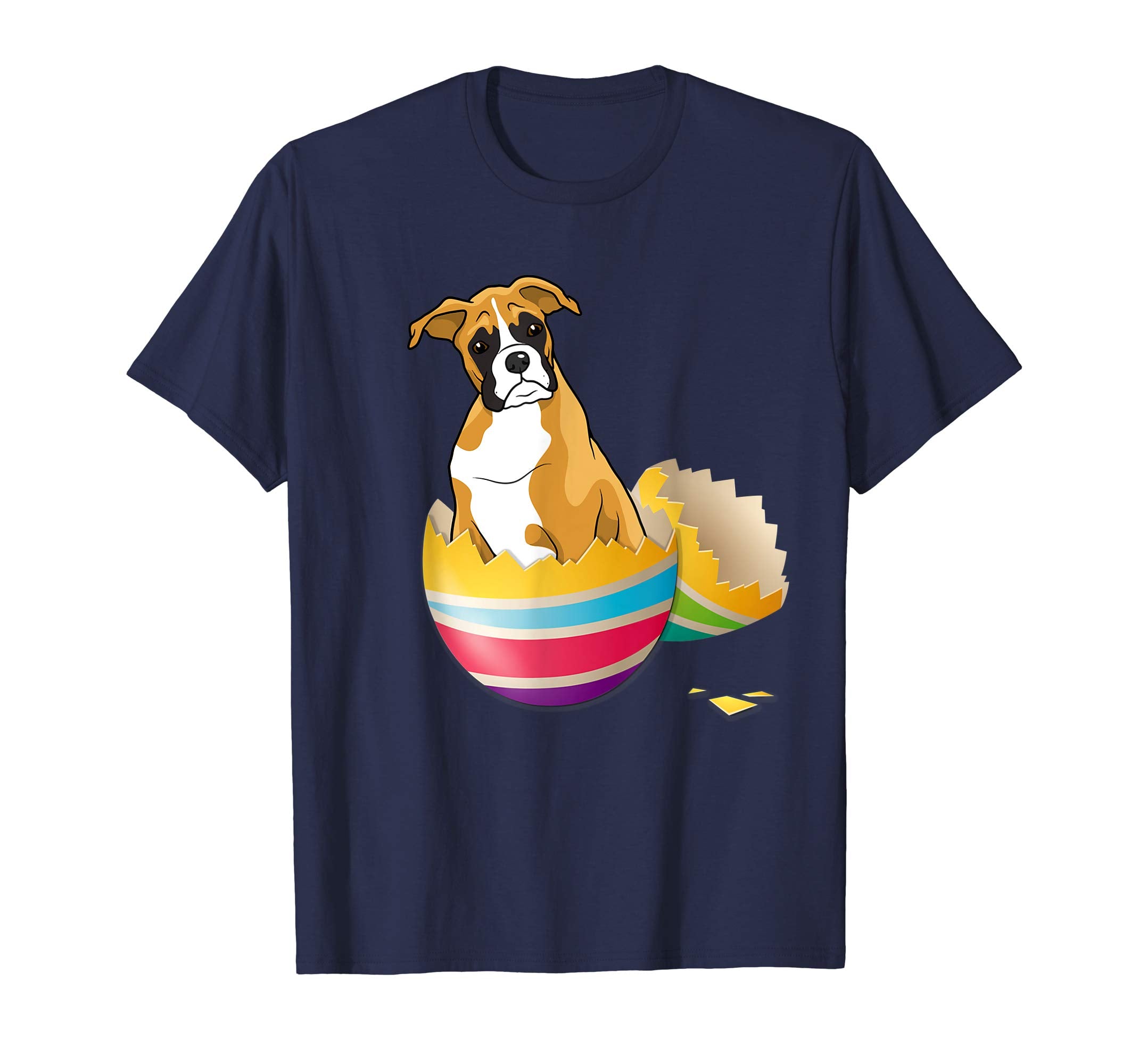 Boxer Hatching From Easter Egg Easter Day Shirt