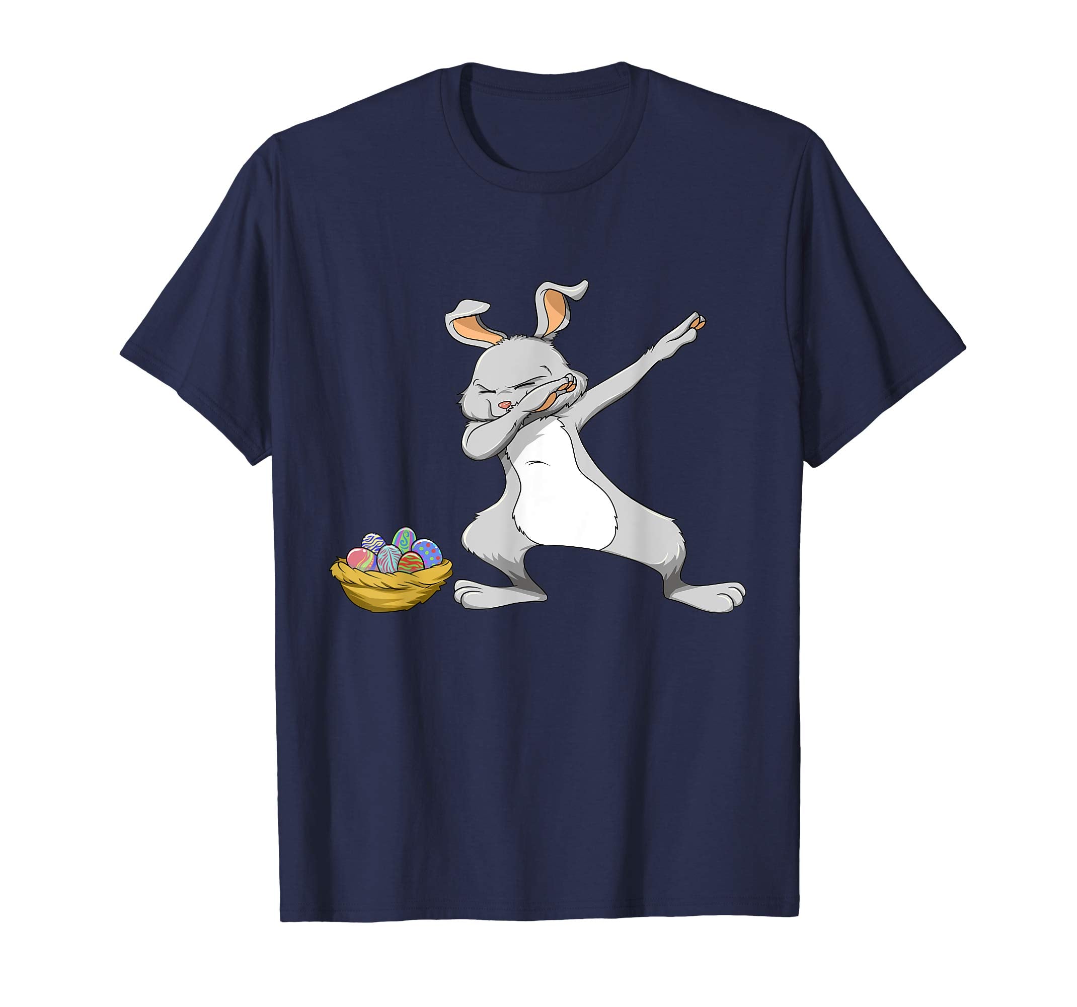 Easter Bunny T-Shirt Graphic Dabbing Kids Gift