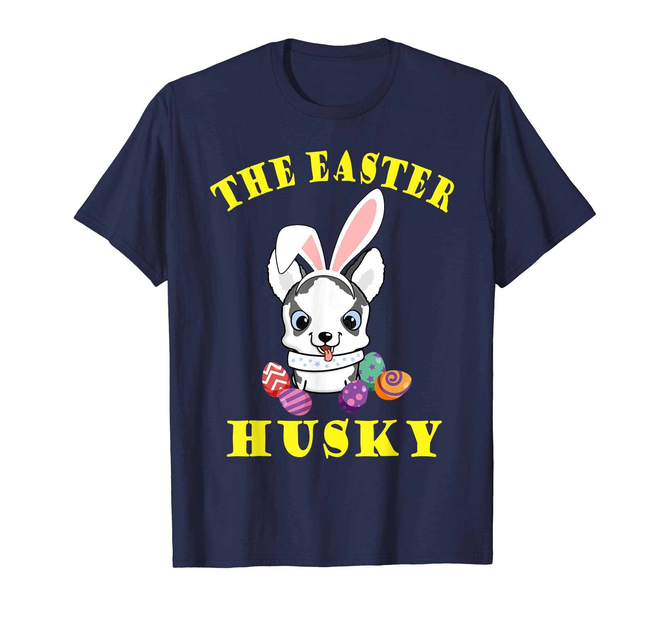 Husky Bunny Playing Easter Egg Shirt The Easter Husky Dog