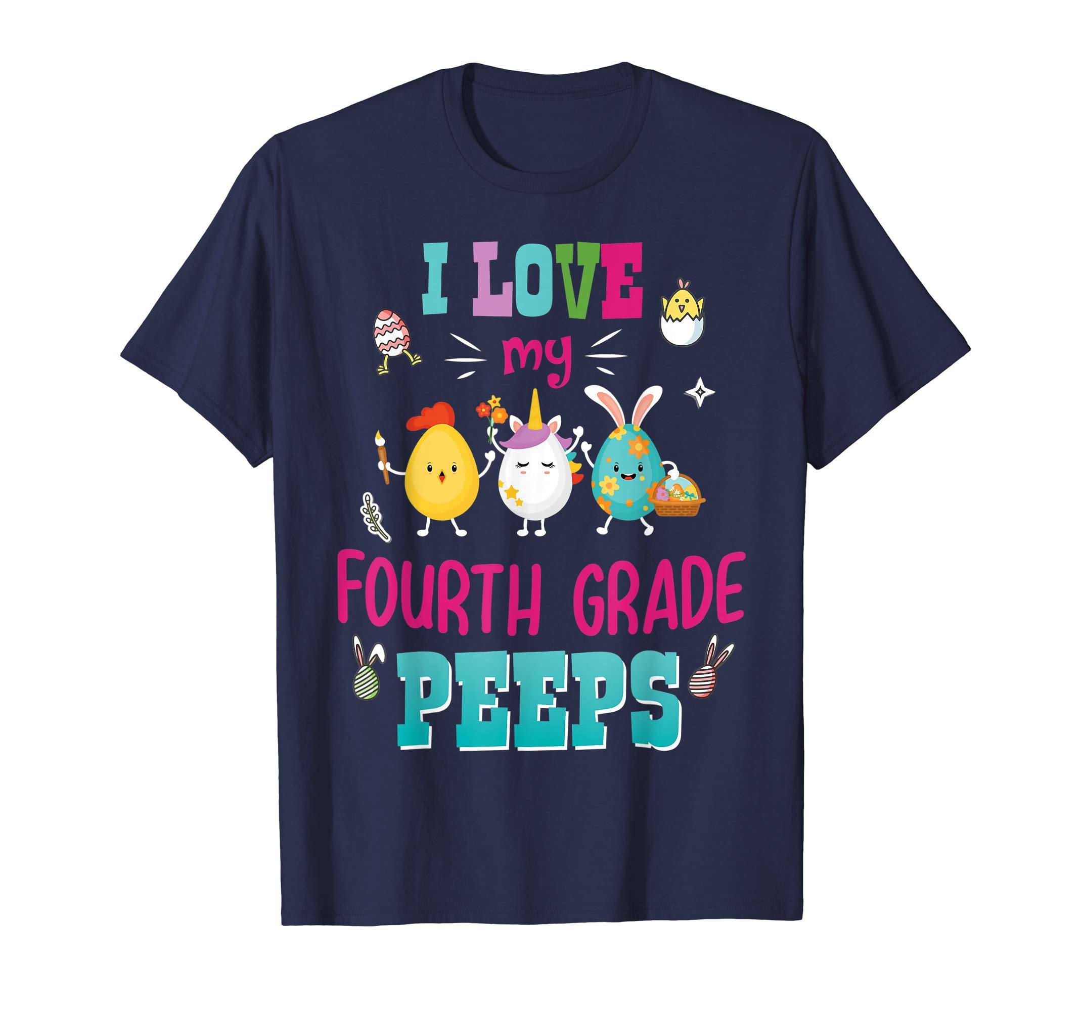 I Love MyFourth Grade Peeps Easter Day T-Shirt