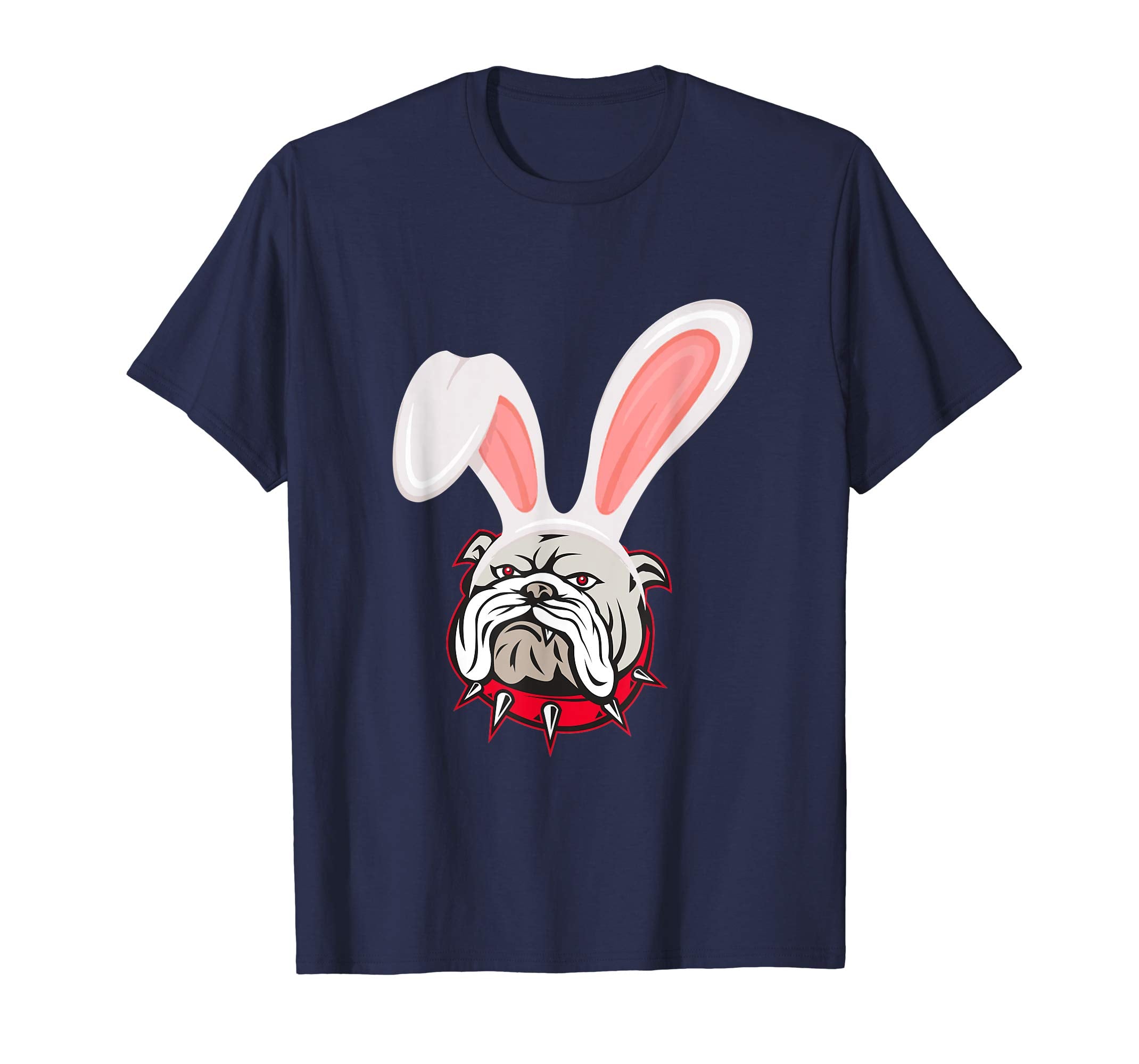 Bulldog Dressed As Easter Bunny With Rabbit Ears T-Shirt