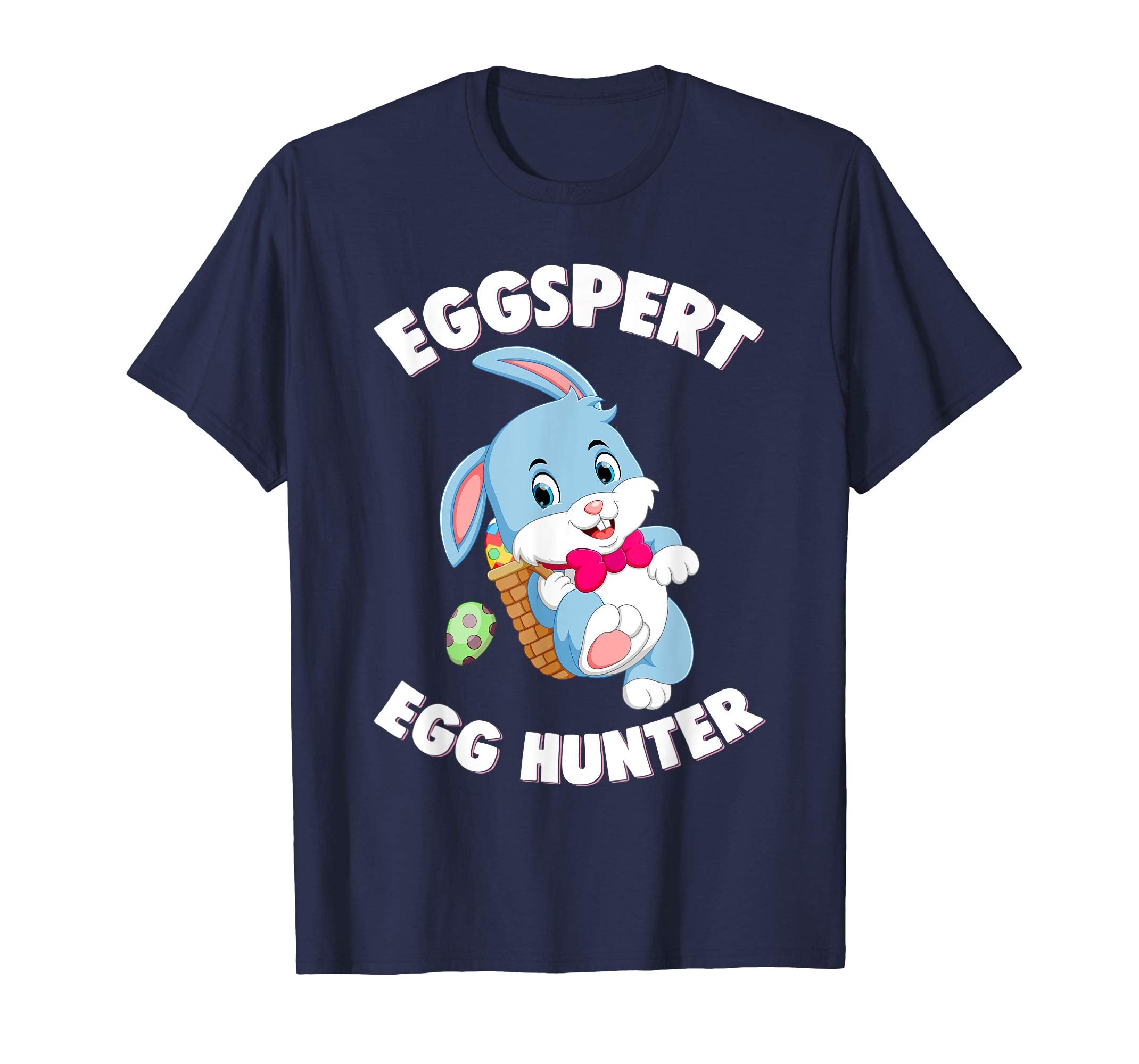 Eggspert Egg Hunter Happy Easter Kids Boys Girls T Shirt