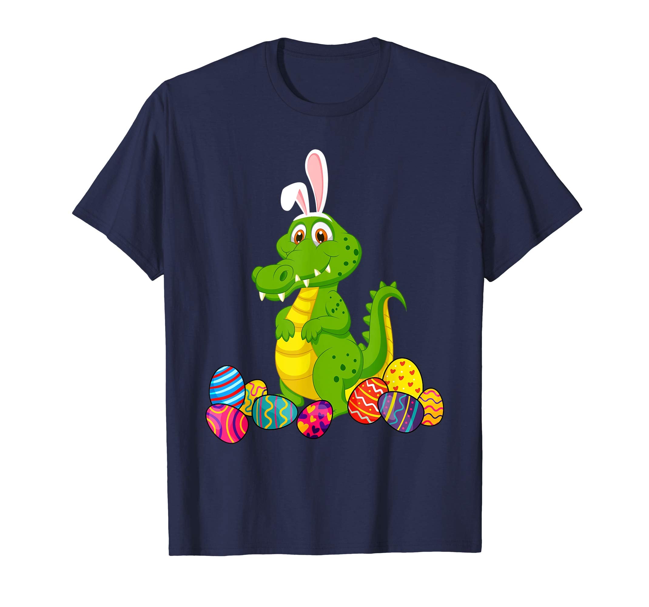 Crocodile Bunny Ear With Egg Easter Easter Day Shirt