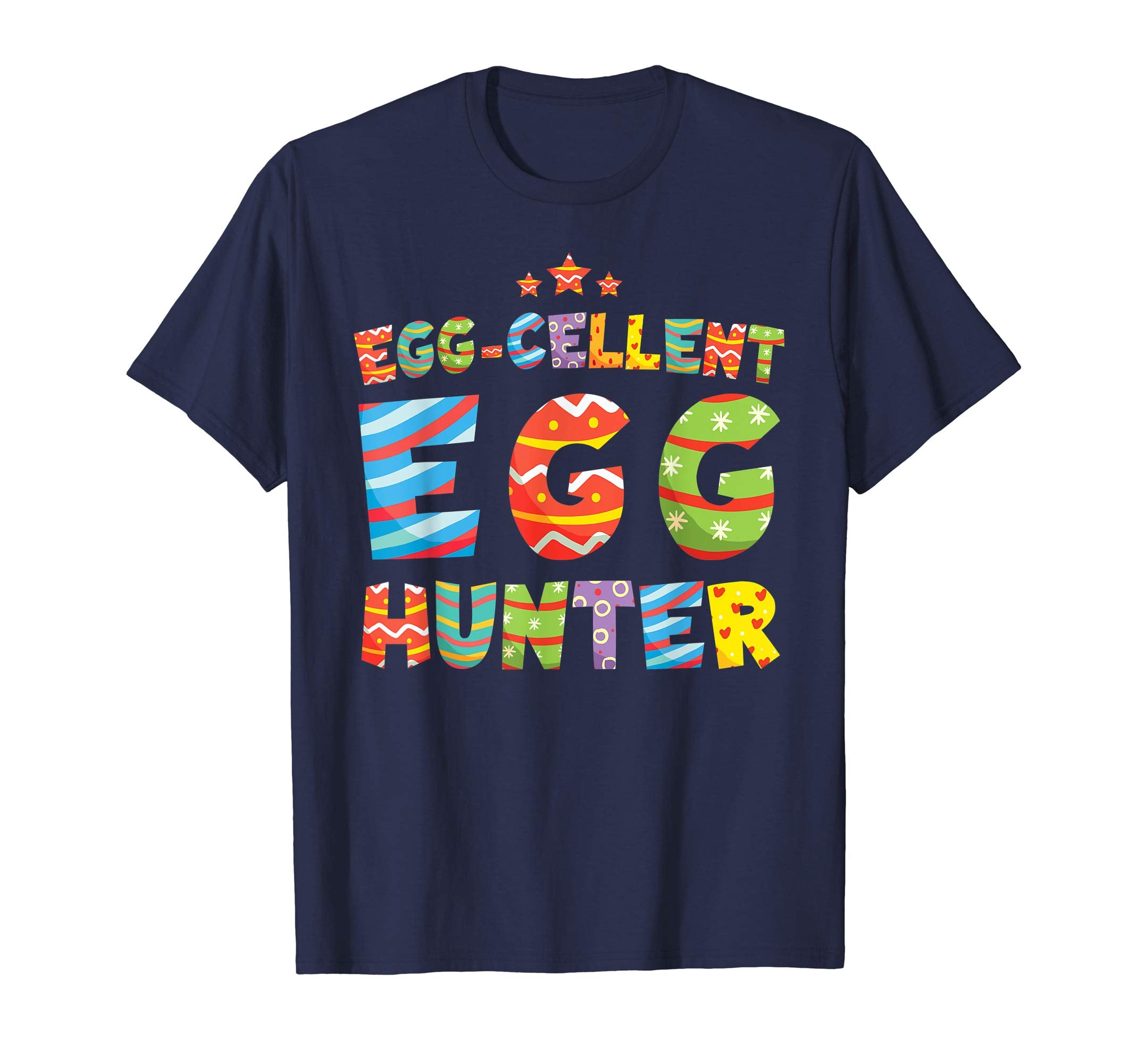 Egg-cellent Hunter Funny Easter Shirt Easter Egg Bunny Shirt