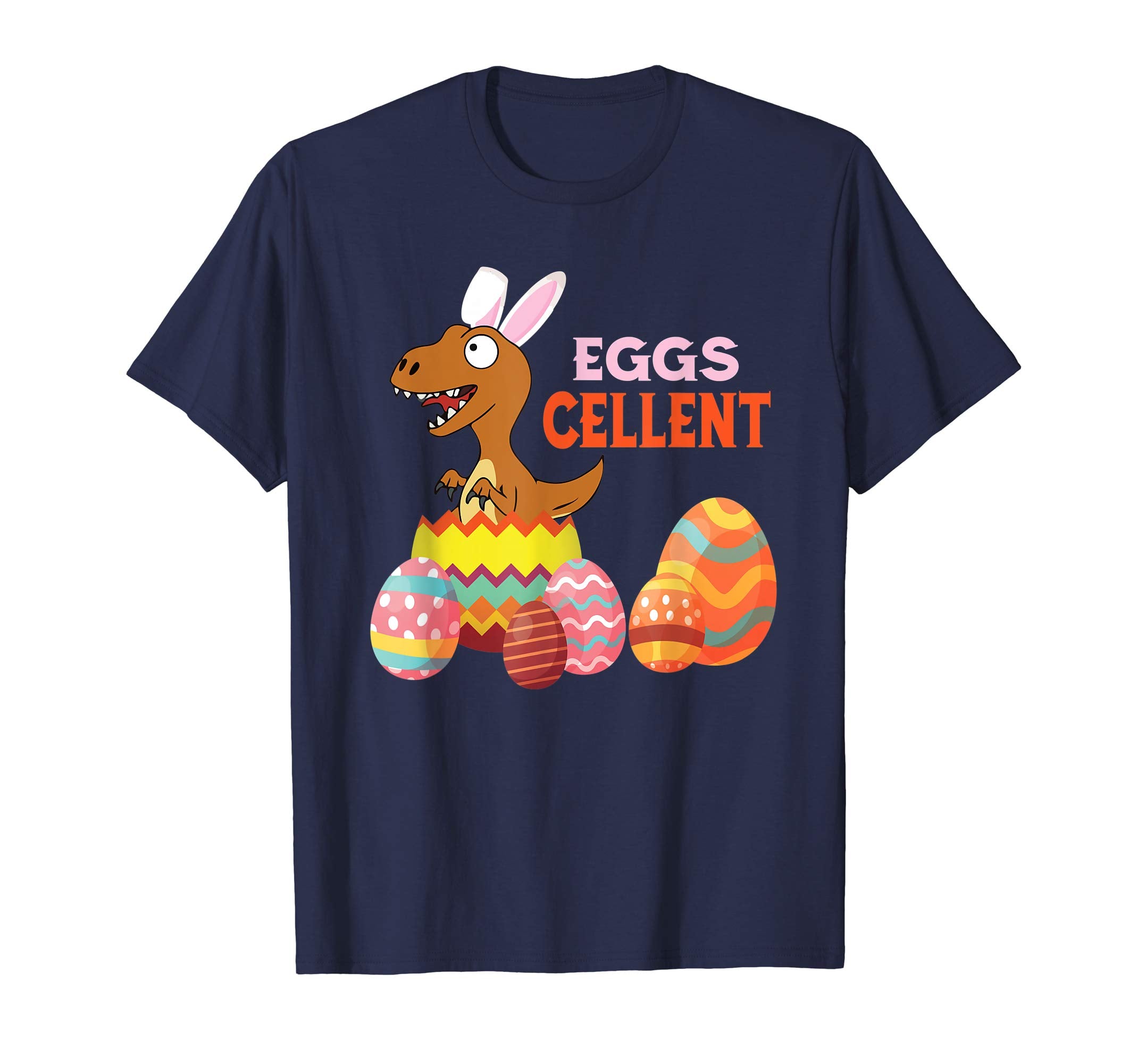 Easter Bunny Dinosaur T shirt T rex Boys Kids Eggs Cellent