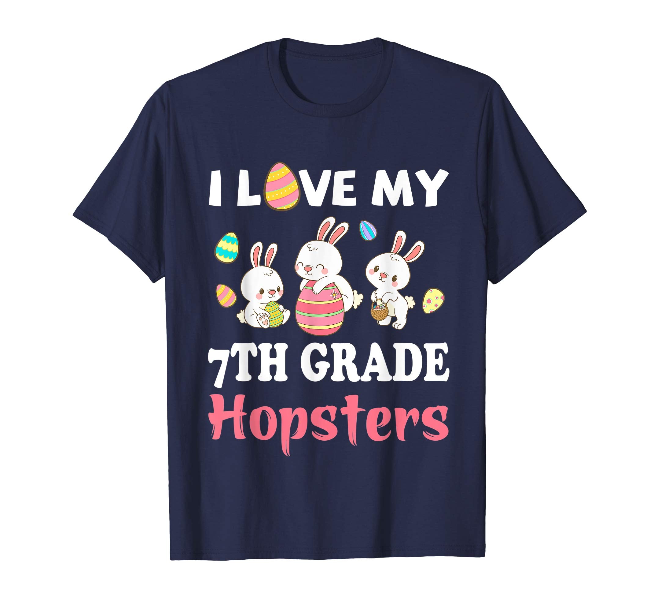 Easter 7th Grade Teacher T-Shirt Gift Easter Day Shirts
