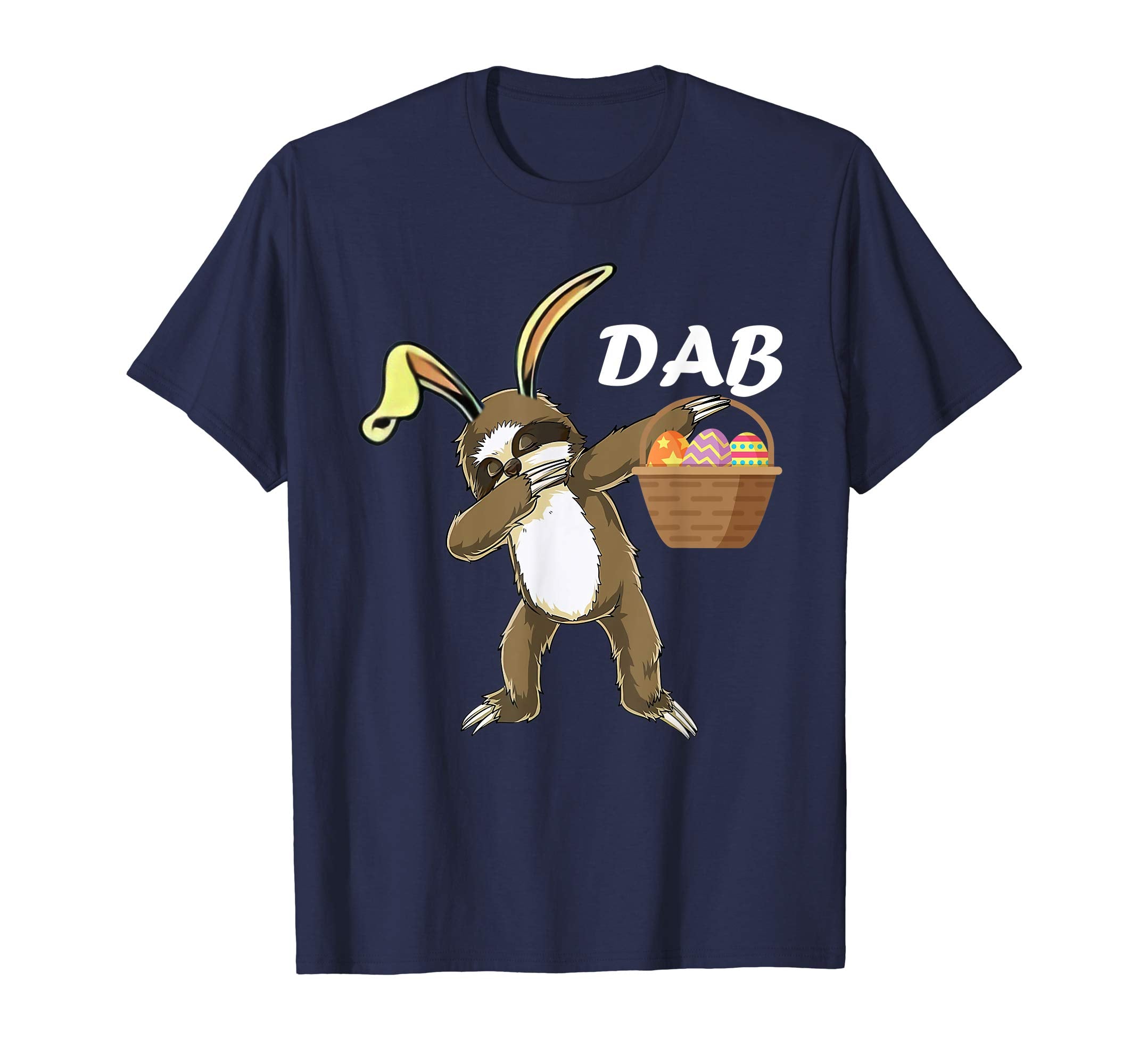 sloth dabbing easter egg shirt