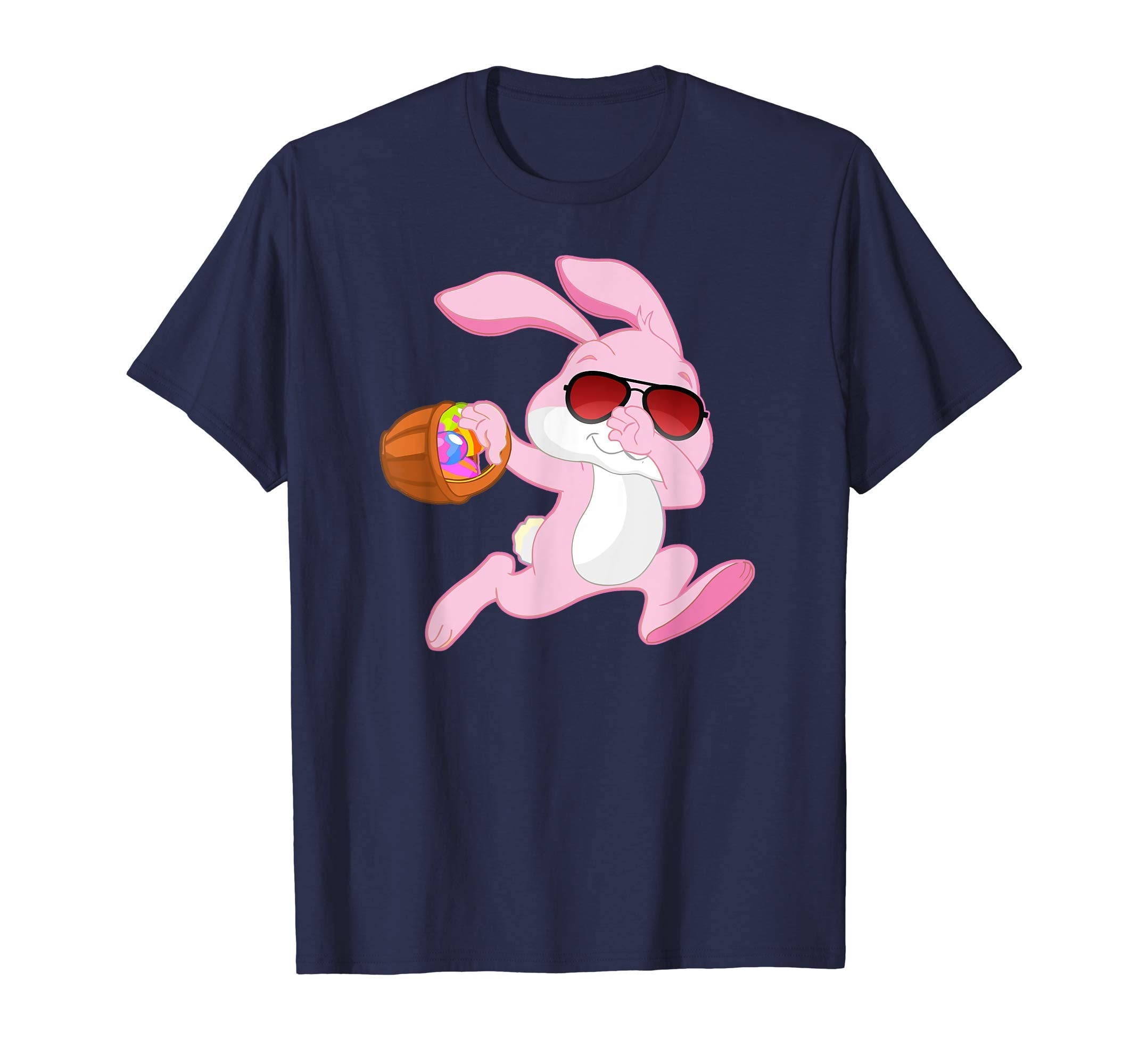Easter Pink Rabbit Shirt, Sunglasses On Bunny Tee Gift