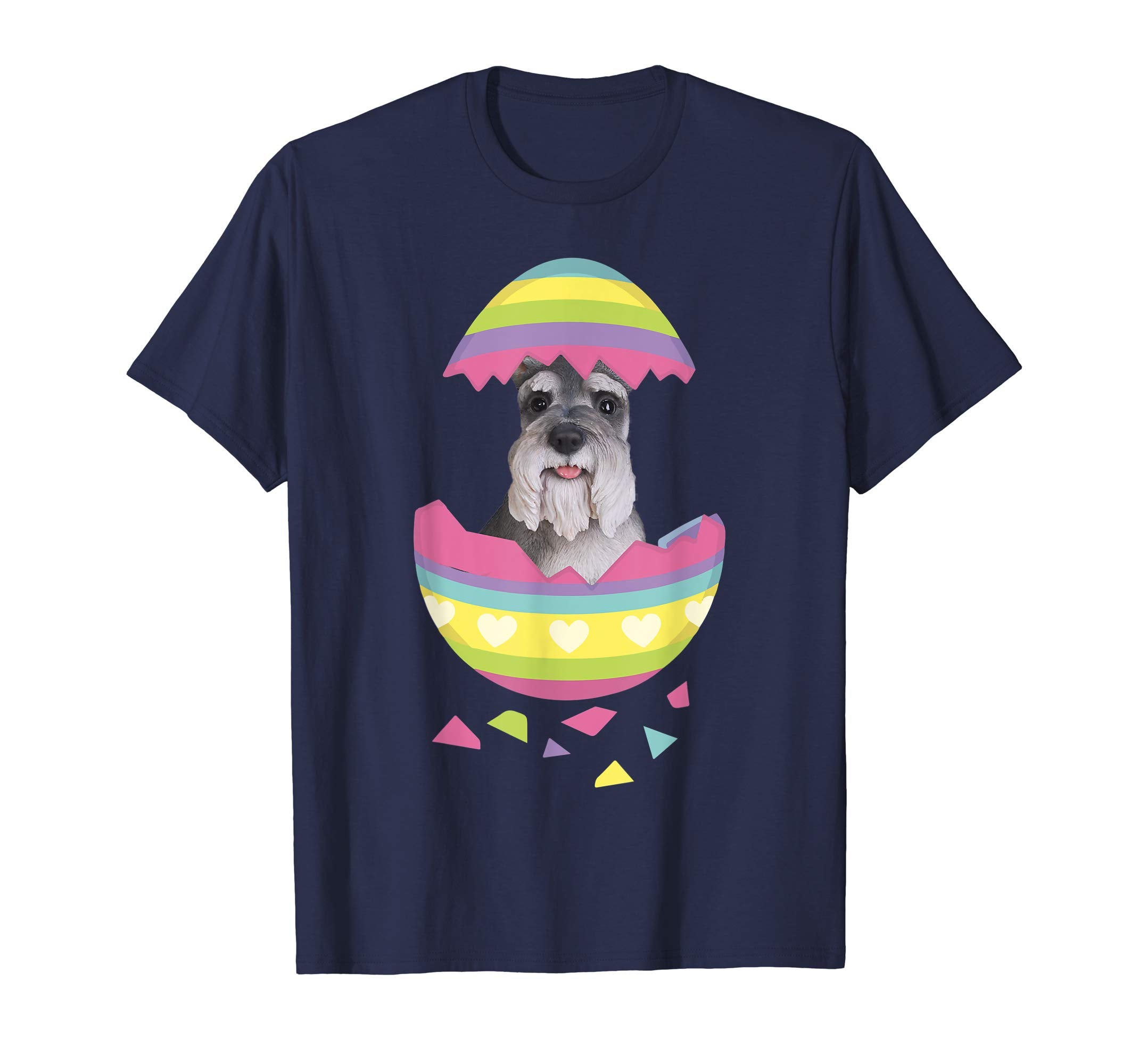 Schnauzer Easter Egg T-Shirt Dog Lover