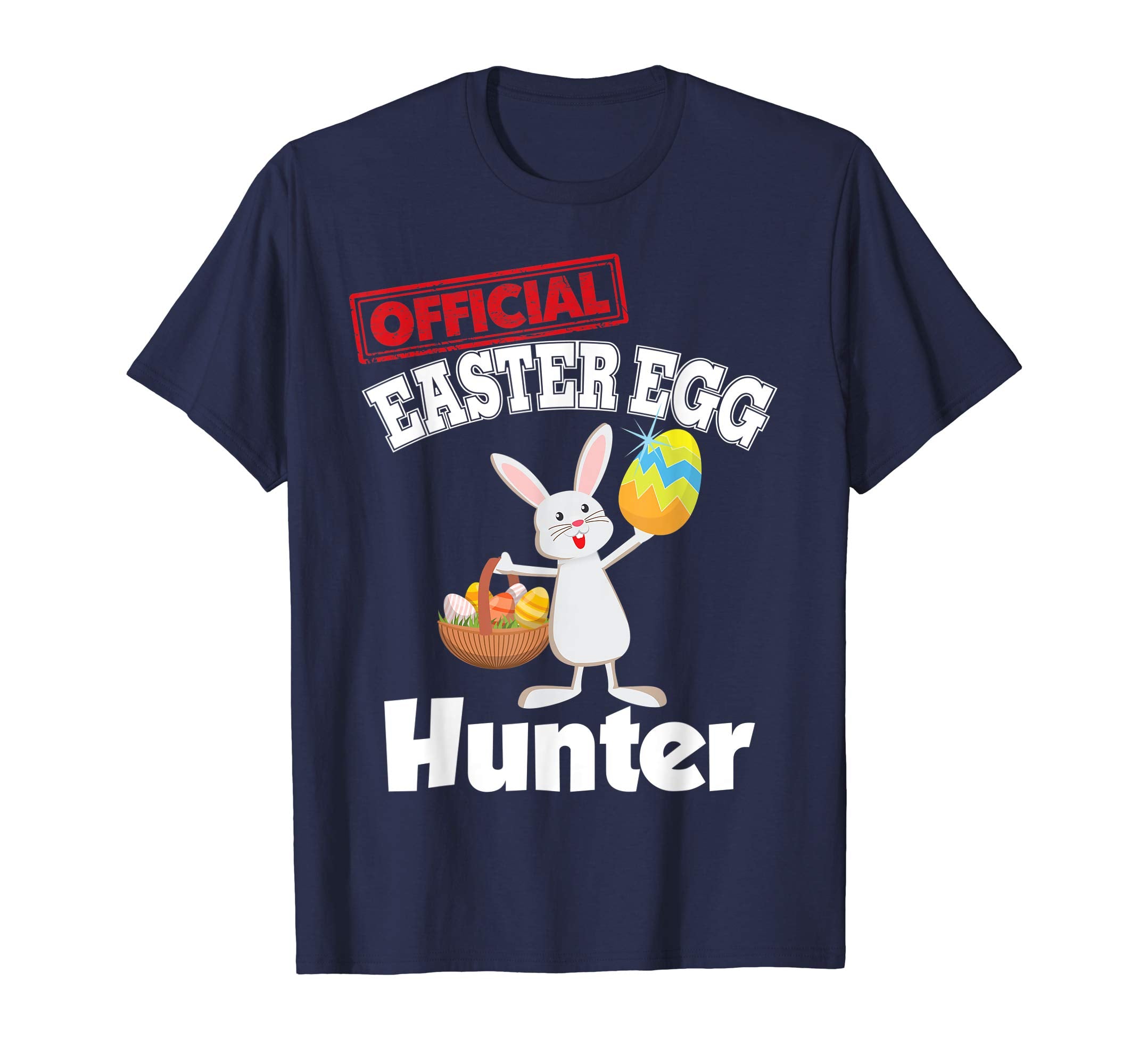 Official Easter Egg Hunter Bunny Eggs Basket T-Shirt Lovely