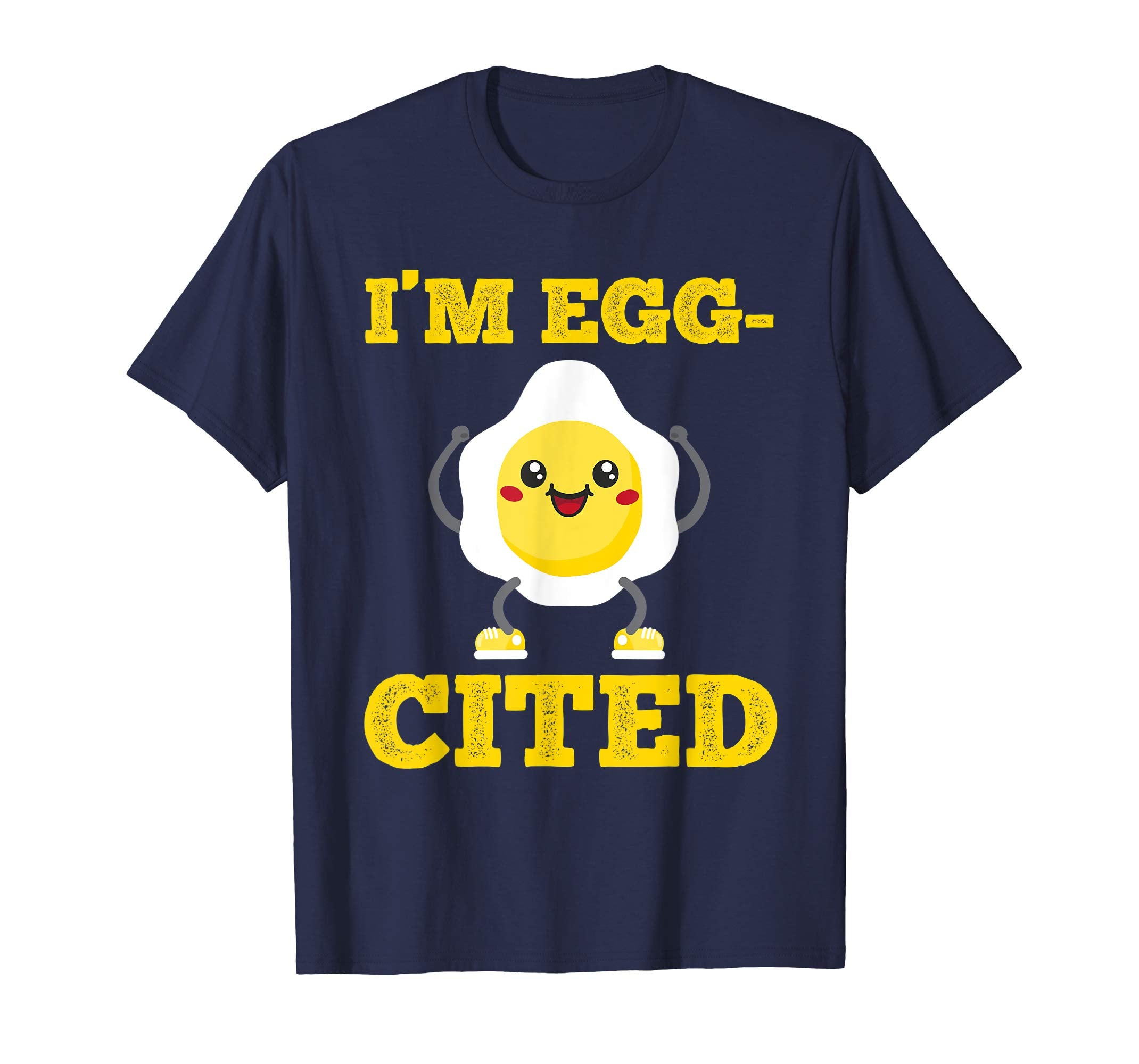 I'm Egg-Cited Shirt I Funny Easter Egg Lover Pun