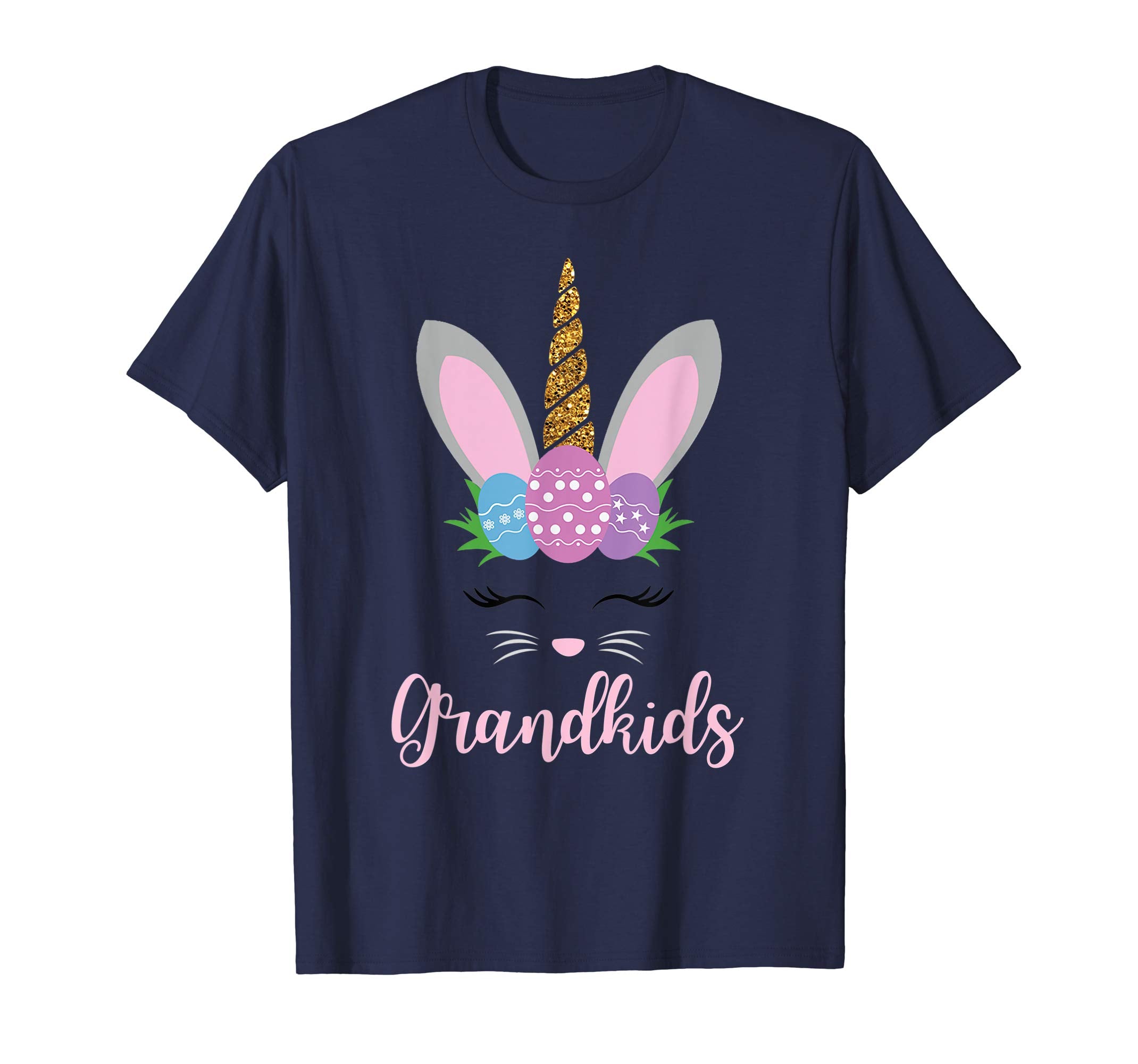 Grandkids Easter Bunny Unicorn Funny Shirt Cute Bunnies Gift