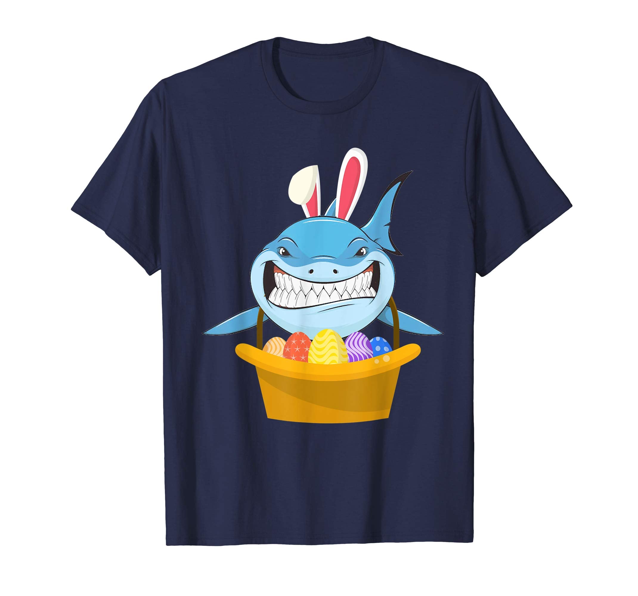 Easter Shark T Shirt Happy Easter Gift April Fools Day