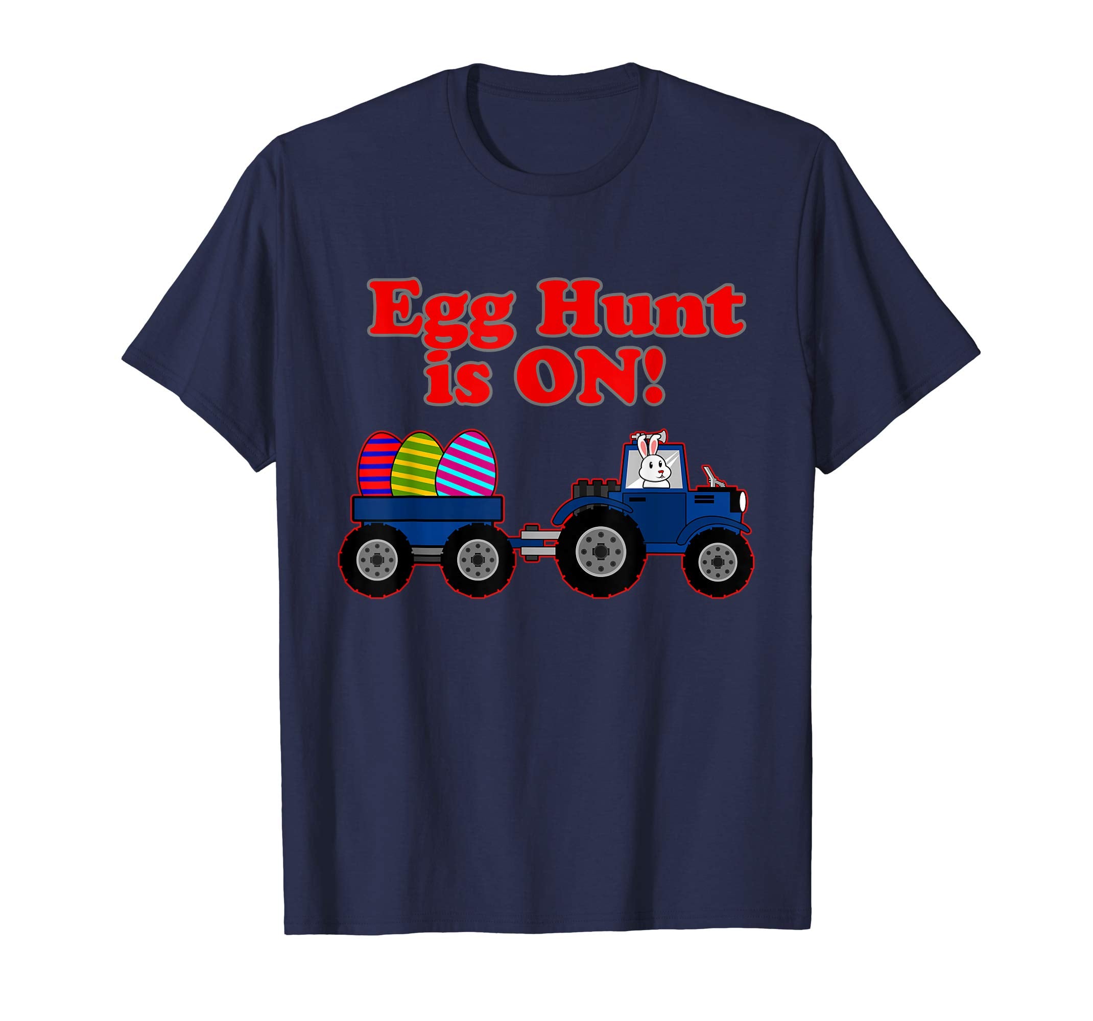 Easter Egg Bunny Tractor Shirt | Cool Hare Bulldozers Gift
