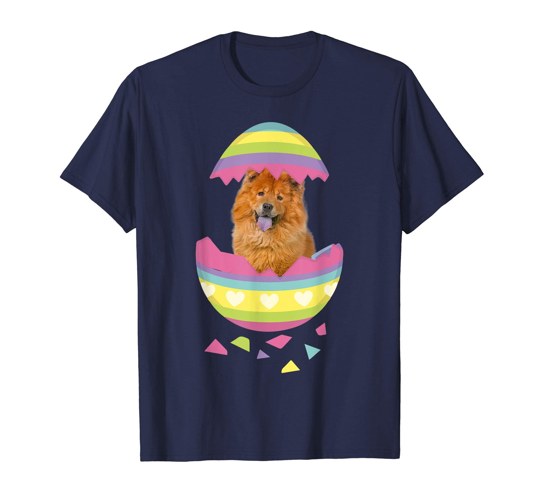 Chow Chow Easter Egg T-Shirt Dog Lover