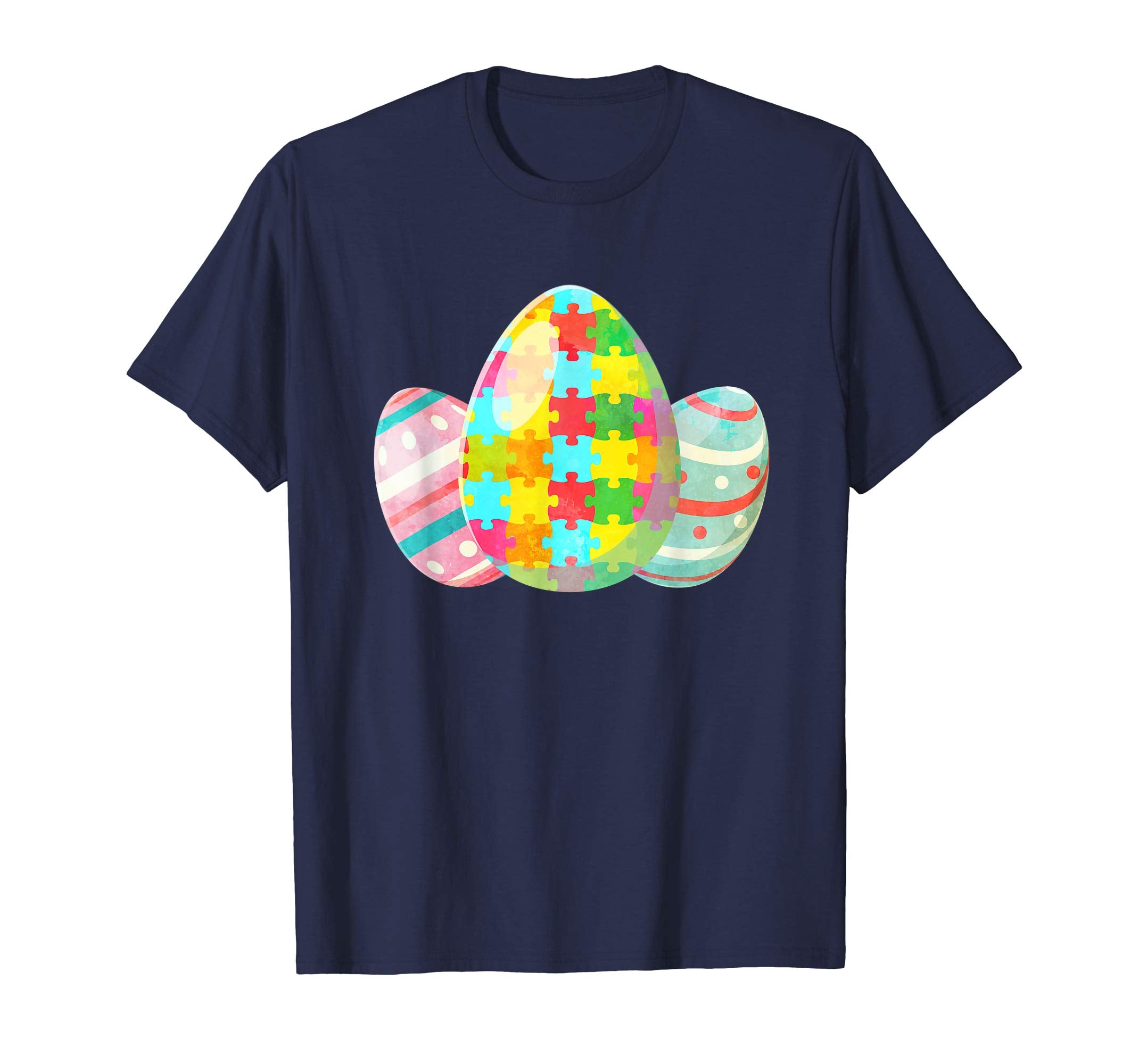 Easter Autism Puzzle T-shirt Support Bunny Autistics