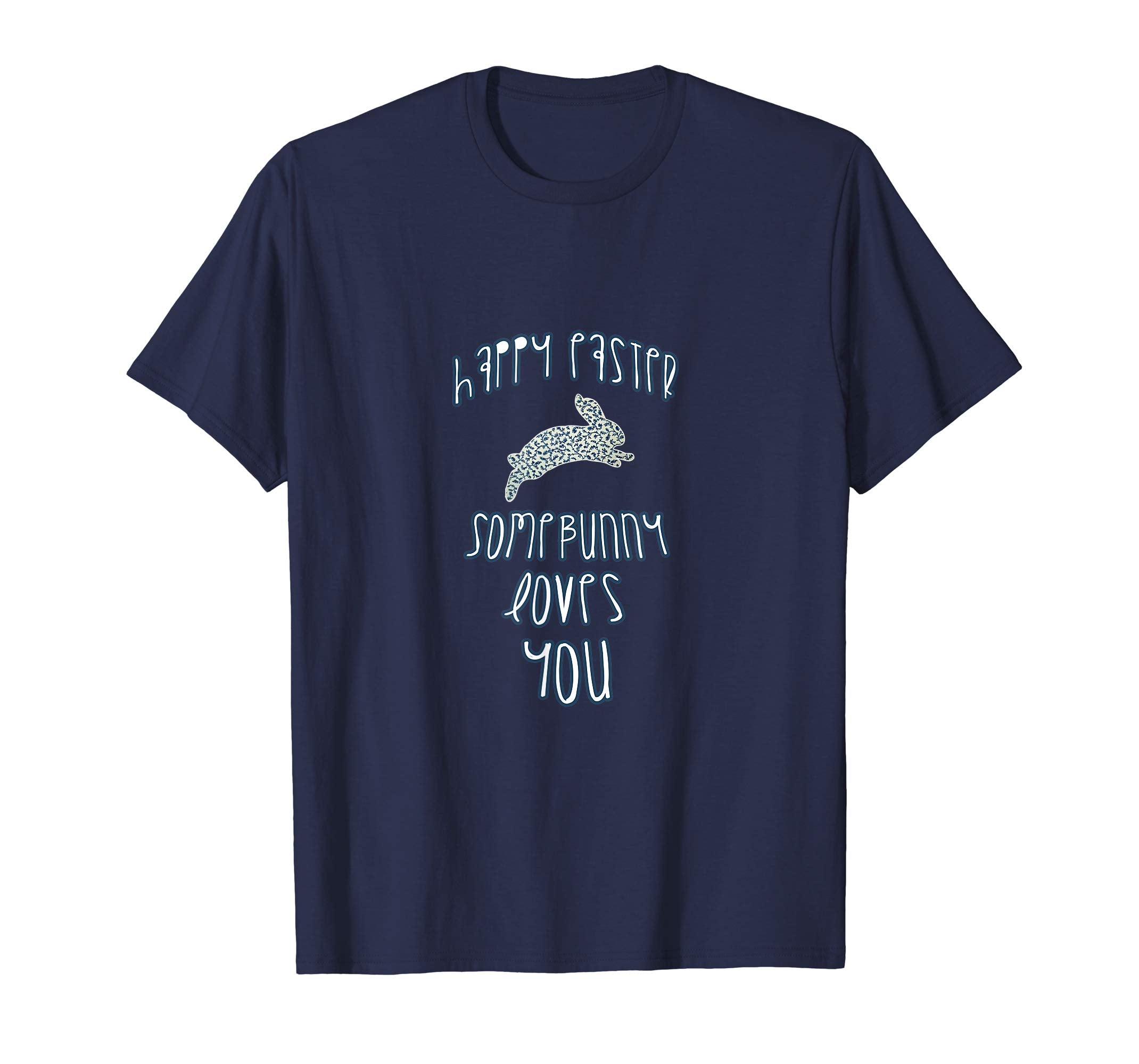 Vintage Style Happy Easter Somebunny Loves You T Shirt