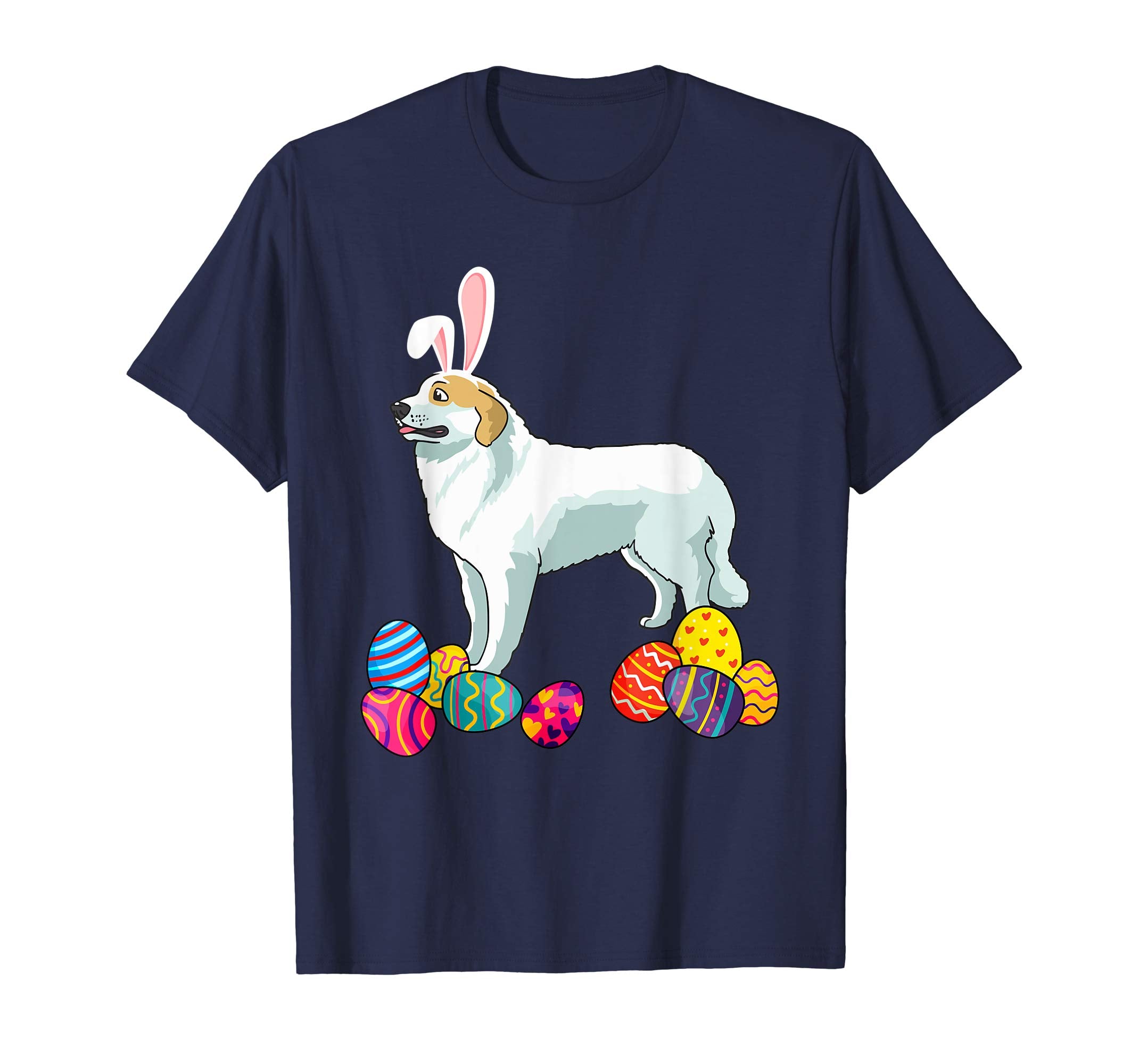Great Pyrenees Bunny Ear With Egg Easter Easter Day Shirt