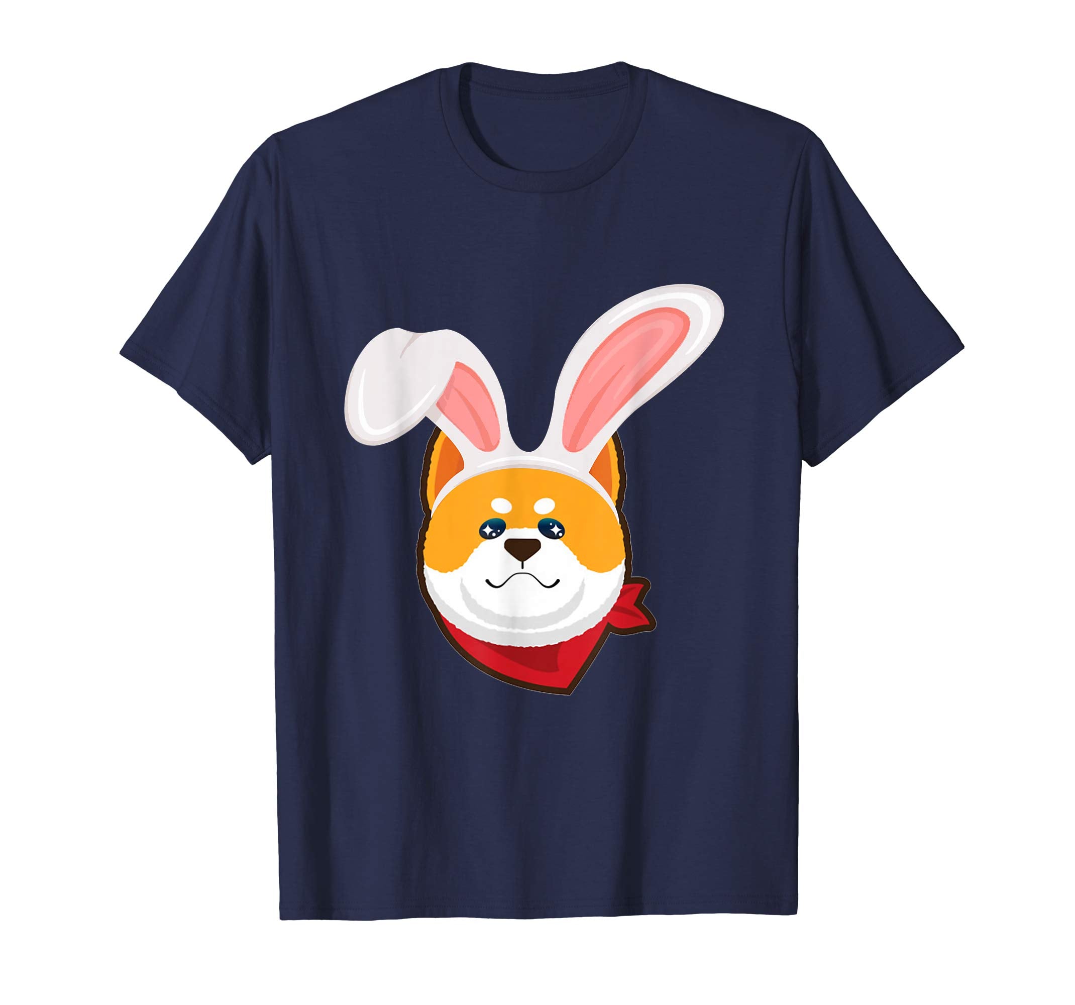 Shiba Inu Dressed As Easter Bunny With Rabbit Ears T-Shirt