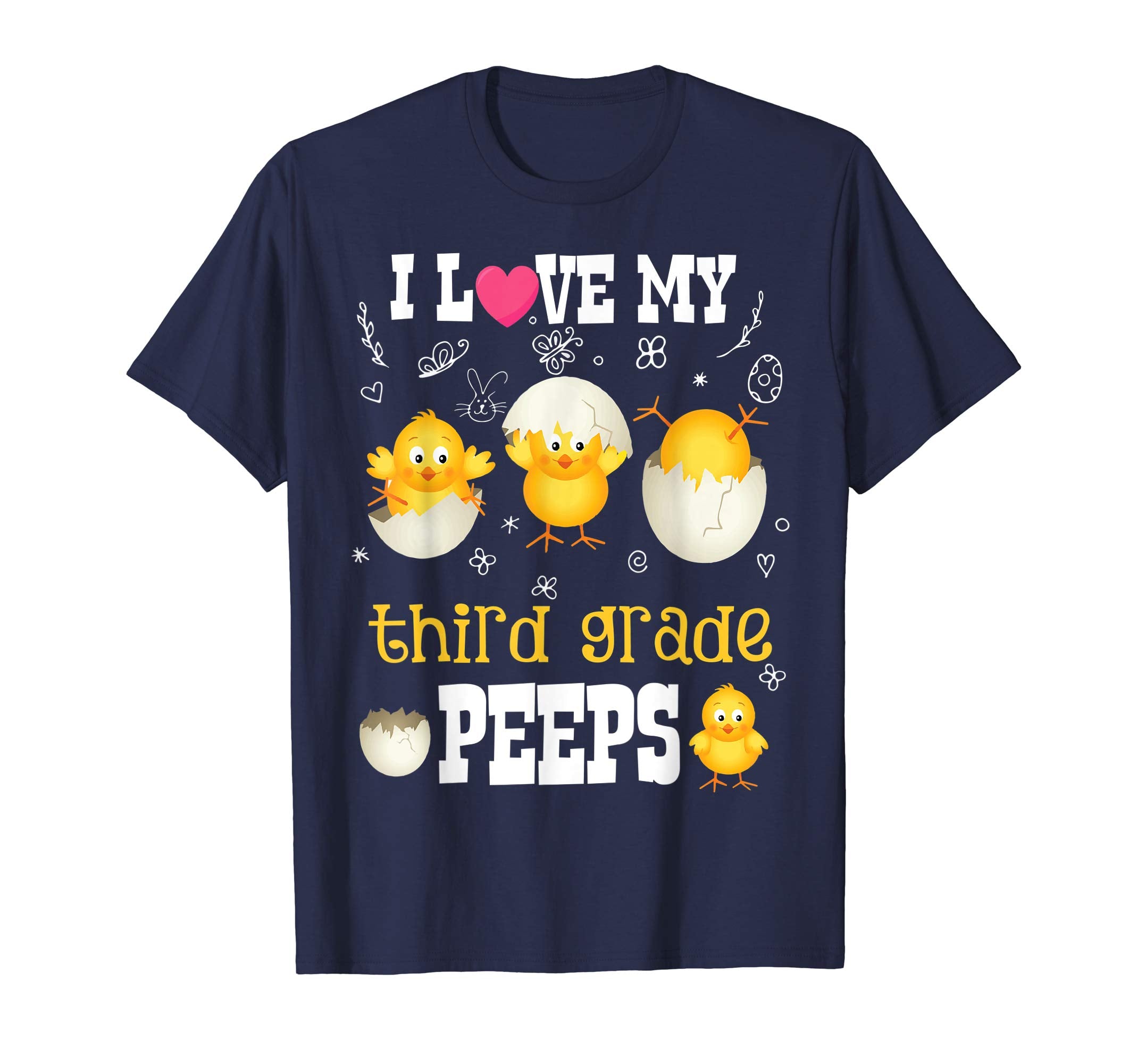 I Love My Third Grade Peeps Easter Bunny T-Shirt