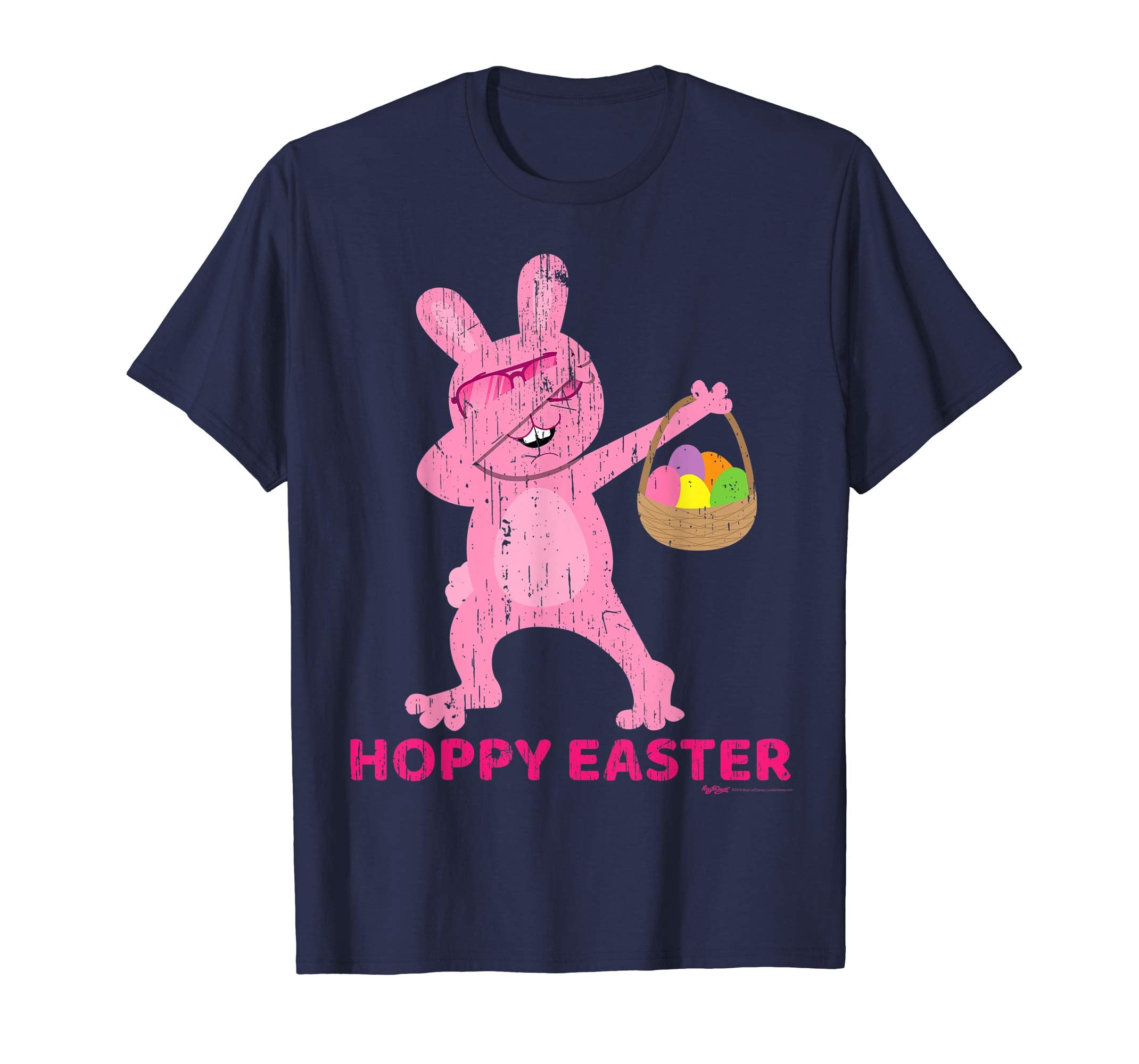 Vintage Hoppy Easter Bunny Dab Dance T Shirt