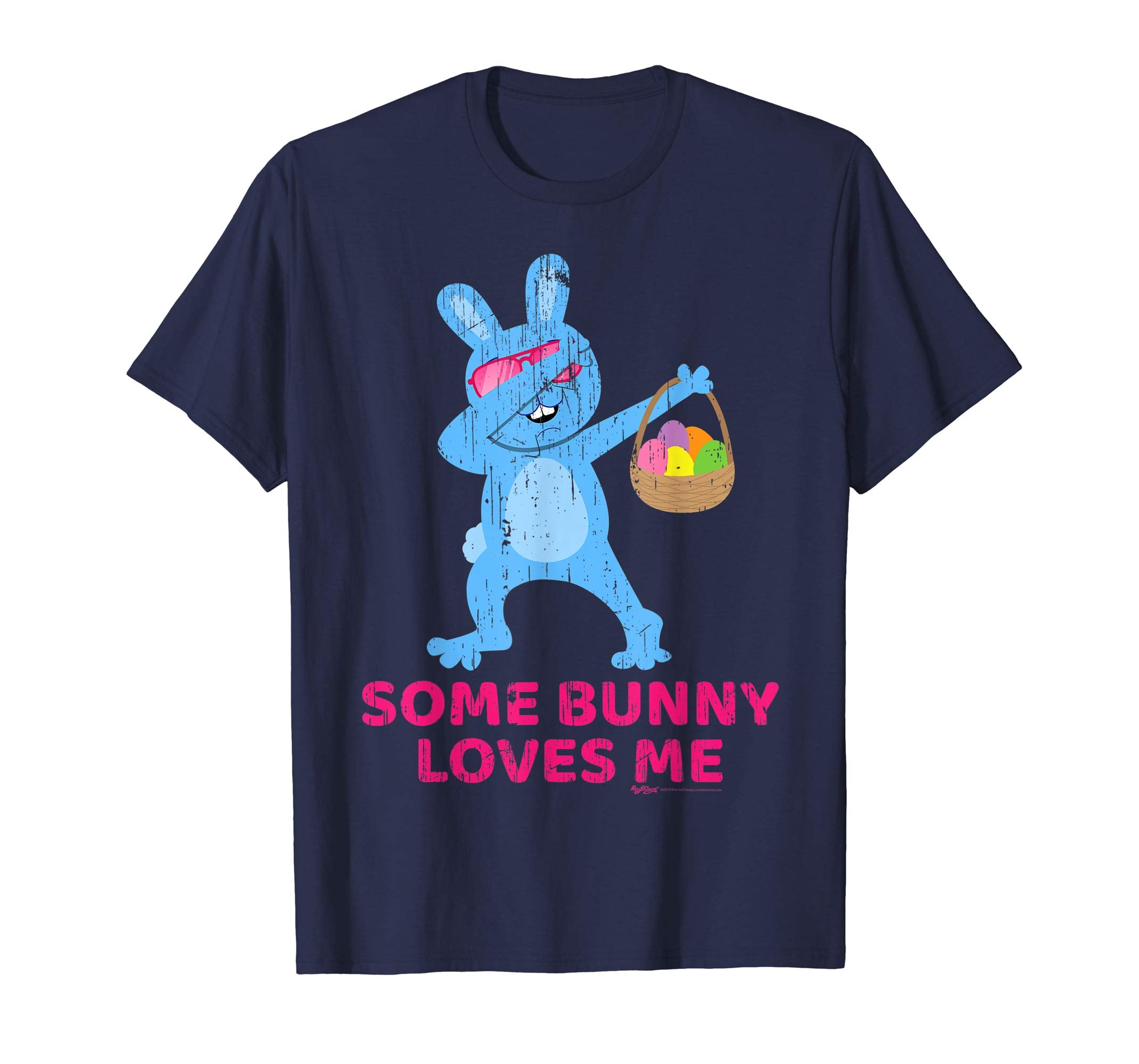 Vintage Some Bunny Loves Me Easter Bunny Dab Dance T Shirt